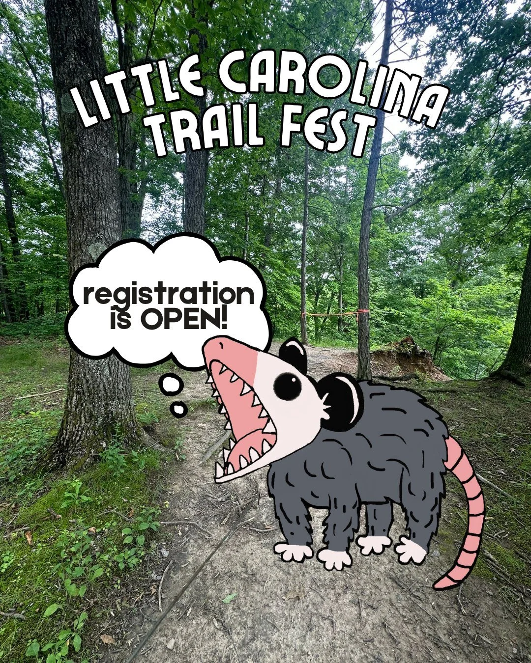 🎉 Registration is NOW OPEN for the 2026 Little Carolina Trail Fest!

Mark your calendars for Saturday, June 20th at 6:00 PM and get ready for a summer evening full of trail magic at the Lagoon Picnic Area in the Cleveland Metroparks.

🏃&zwj;♂️ Whet