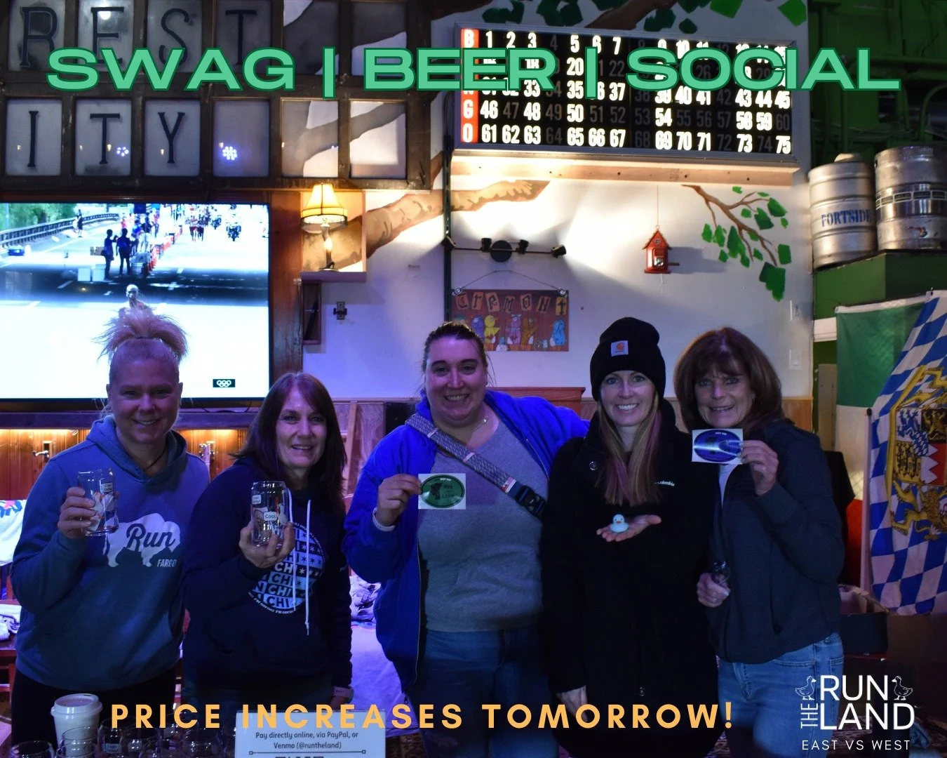 🦆 Swag, beer, and social vibes 🏃

Will run for beer! 🍺 Is there any better way to finish an event than with a cold one at @forestcitybrew? Every runner gets our signature pint glass, a beer ticket, and an epic post-race atmosphere that&rsquo;s wor