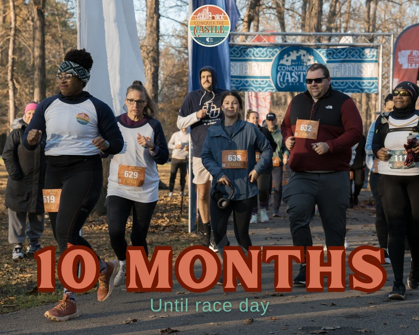 🍂 Set your 2026 fall goals at Conquer the Castle! 🏰

Start planning your 2026 trail season by registering for Conquer the Castle on Saturday, November 7, 2026, at North Chagrin Reservation. Whether you want an early start or prefer to race later in