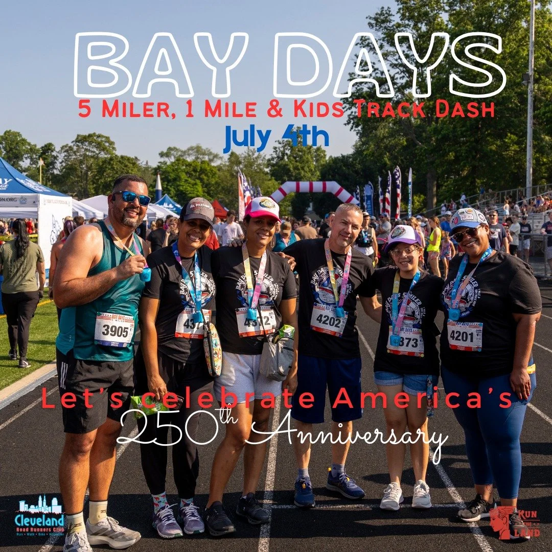 🇺🇸 Celebrate America&rsquo;s 250th Anniversary on the Run! 🏃&zwj;♀️🏃&zwj;♂️

Join us at the Bay Days 5 Miler, 1 Mile, &amp; Kids Track Dash on Saturday, July 4th, at Bay High School and kick off the holiday in the best way possible!

Whether you&
