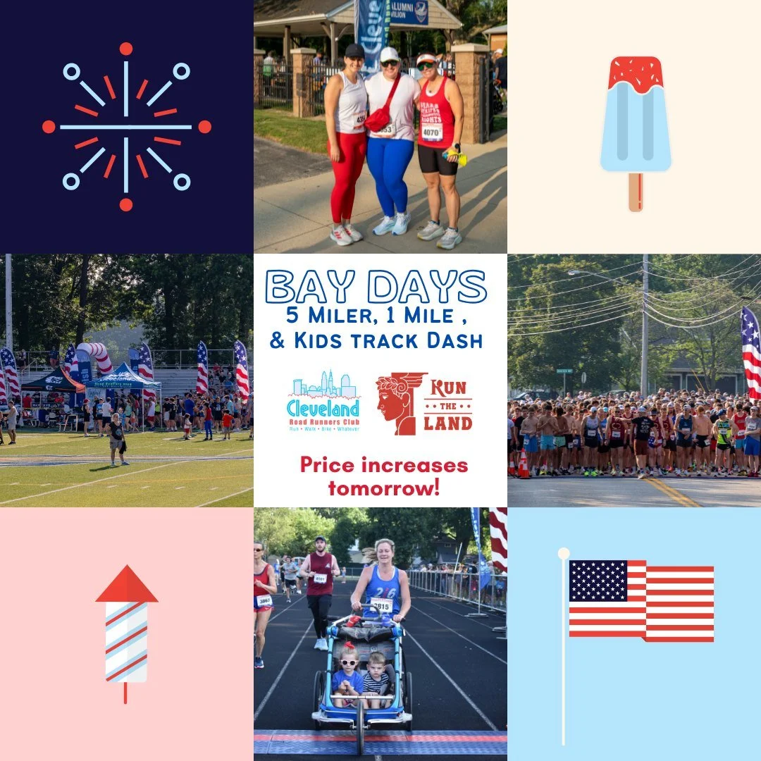 ⏰ Price increase is TOMORROW! 🇺🇸

Don&rsquo;t miss your chance to register for the Bay Days 5 Miler, 1 Mile, &amp; Kids Track Dash at the best rate!

This family-friendly 4th of July tradition has something for everyone &mdash; challenge yourself i