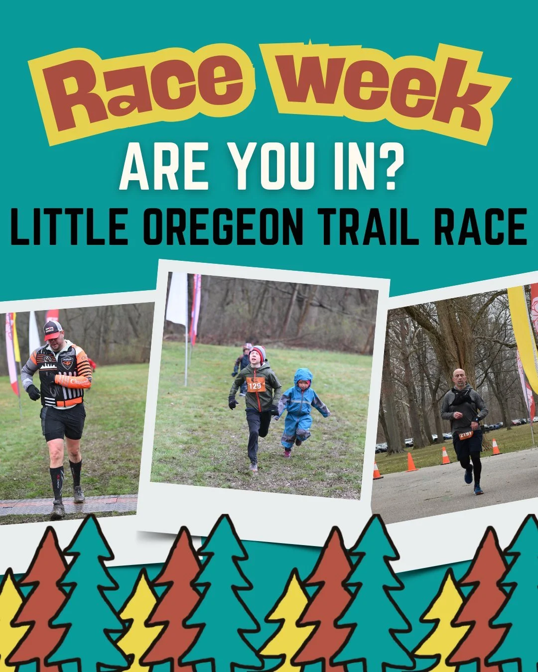 🌲 Race week is HERE!🌲

Are you ready to hit the trails in the Cleveland Metroparks Rocky River Reservation?

It&rsquo;s almost time for the Little Oregon Trail Race, and there&rsquo;s an adventure waiting for everyone:

🏃 5K &ndash; Fast, scenic, 