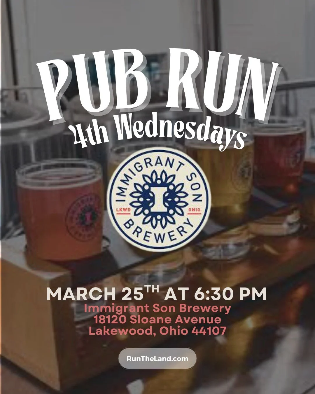 🍻🏃&zwj;♀️ What are your plans every 4th Wednesday?

Join us for our FREE monthly Pub Runs&mdash;the perfect mix of miles, community, and good vibes!

✨ New for 2026: We&rsquo;re adding @immigrantsonbrewery in Lakewood for odd months!

Choose your d