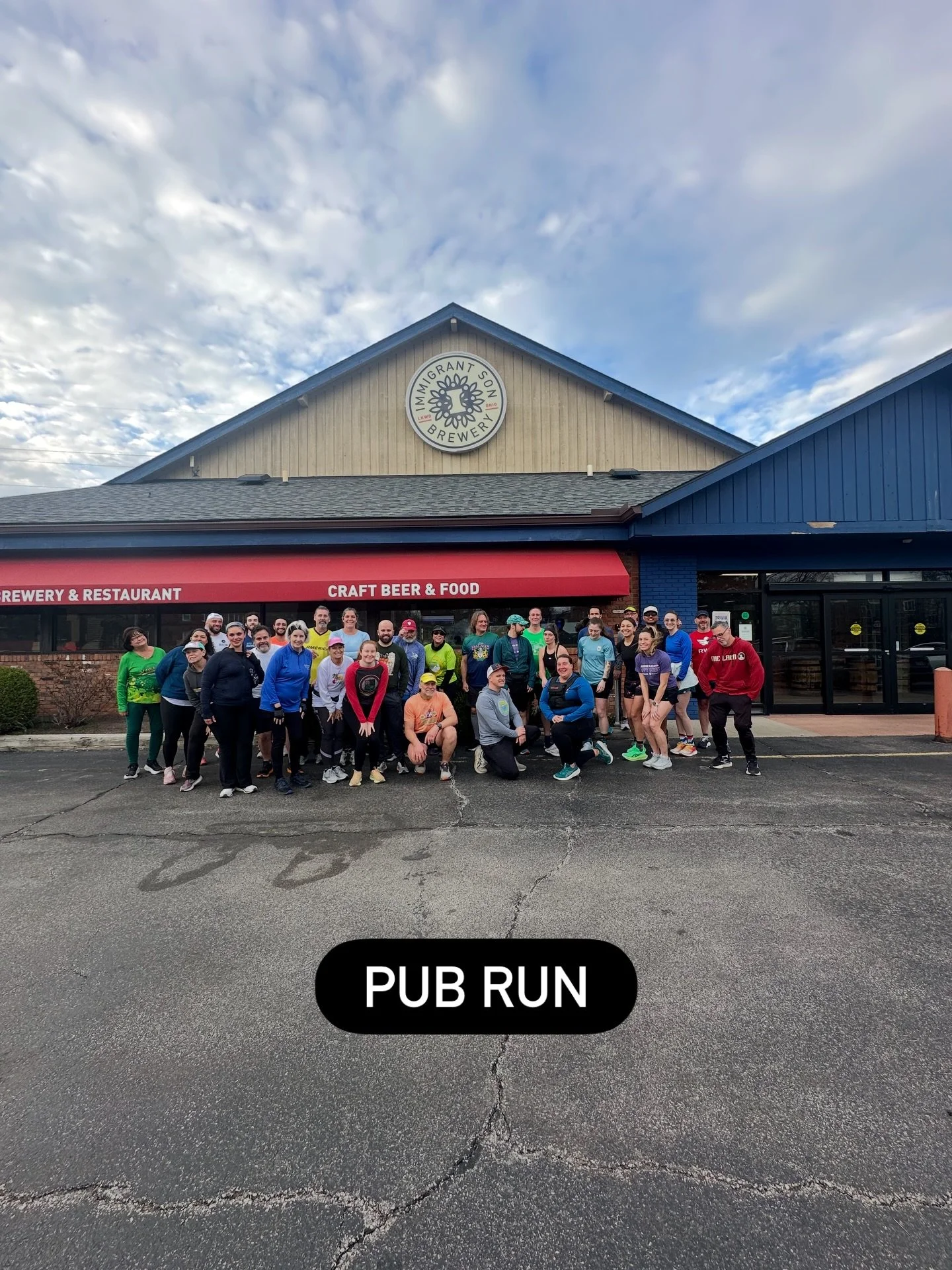 Great crew 🙌🏼
Great weather 🙌🏼
Great company 🙌🏼

A successful first Pub Run @immigrantsonbrewery 

Missed the run tonight? 
The 4th Wednesday odd months will be back here!
So&hellip;. See you in May!

#RunTheLand
