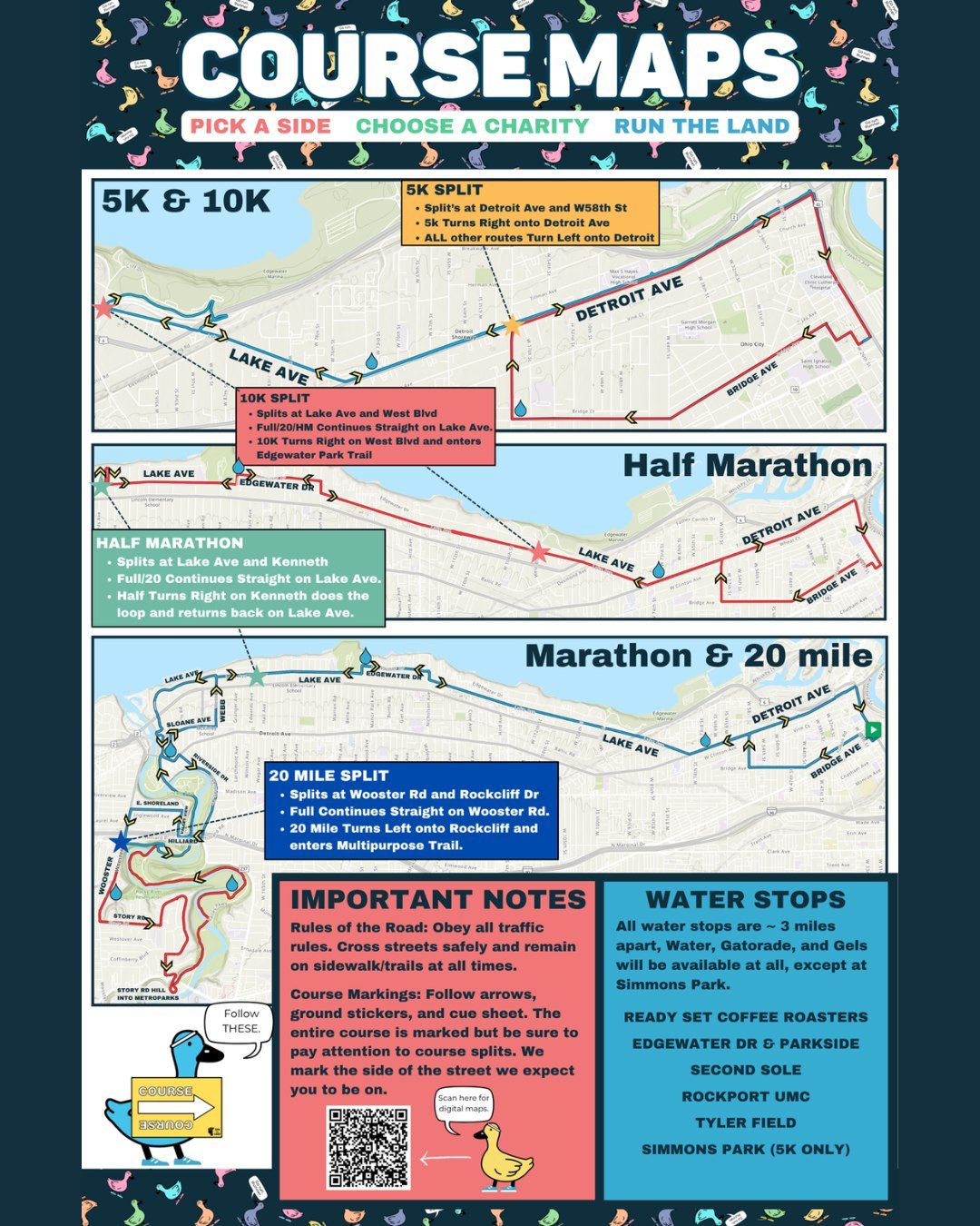 🚨 ONE WEEK until Run The Land &ndash; East vs West! 🚨

Time to lock in your plan and get familiar with the updated course maps.

Here&rsquo;s what to keep in mind before you hit the pavement:
🛣 Rules of the road &ndash; obey traffic laws and cross
