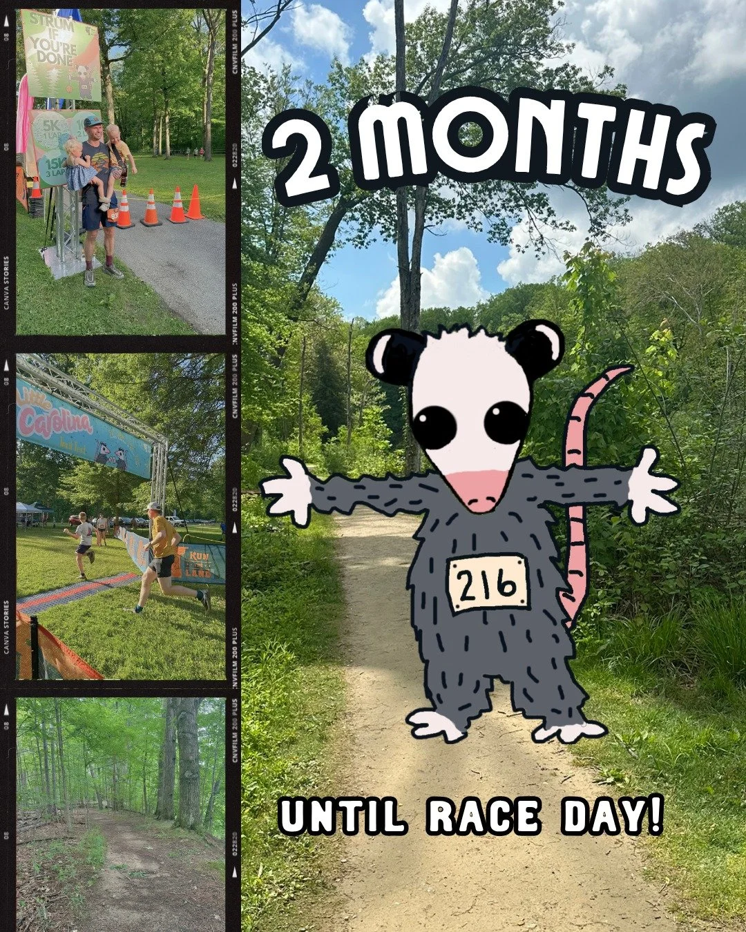 🌙✨ TWO MONTHS TO GO! ✨🌙

Get ready for an unforgettable evening of:

🏃&zwj;♀️ MILES of scenic trails
🎵 MUSIC that moves your soul
🌕 MOONLIGHT to guide your way
🌟 MEMORIES that will last forever

Whether you're running, hiking, or rucking - this