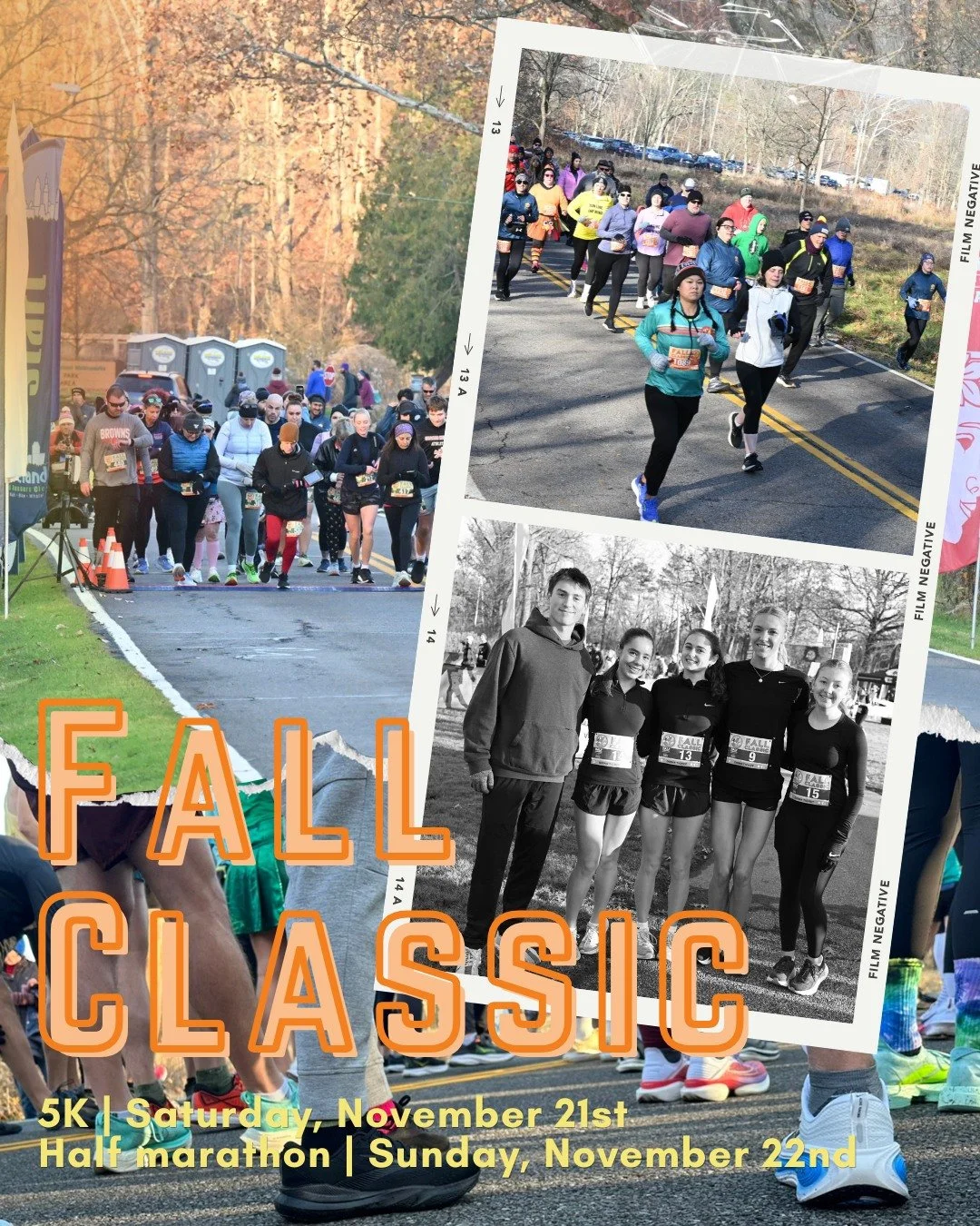 The Fall Classic is now a two‑day race weekend!
🏃&zwj;♀️ 5K &mdash; Saturday, Nov. 21st
🏃 Half Marathon + Relay &mdash; Sunday, Nov. 22nd
Take on one&hellip; or go big with the Foxy Challenge.

Prices increase April 30 &mdash; register now!
Click t