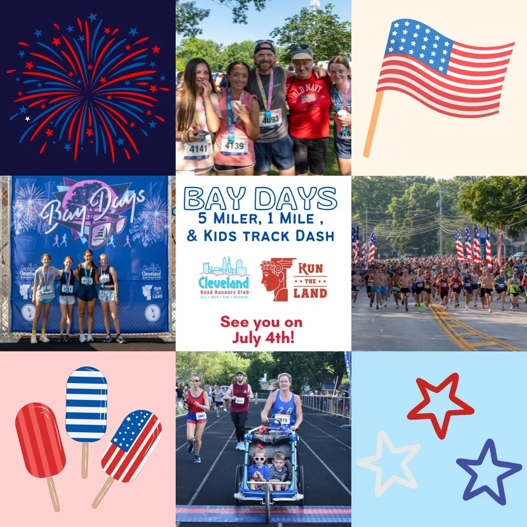 🎆 Kick off your 4th of July the Bay Days way! 

The Bay Days 5 Miler, 1 Mile &amp; Kids Track Dash is the perfect start to your holiday morning &mdash; family fun, fast miles, and all the festive energy.

Run it. Walk it. Race it. Make it a traditio
