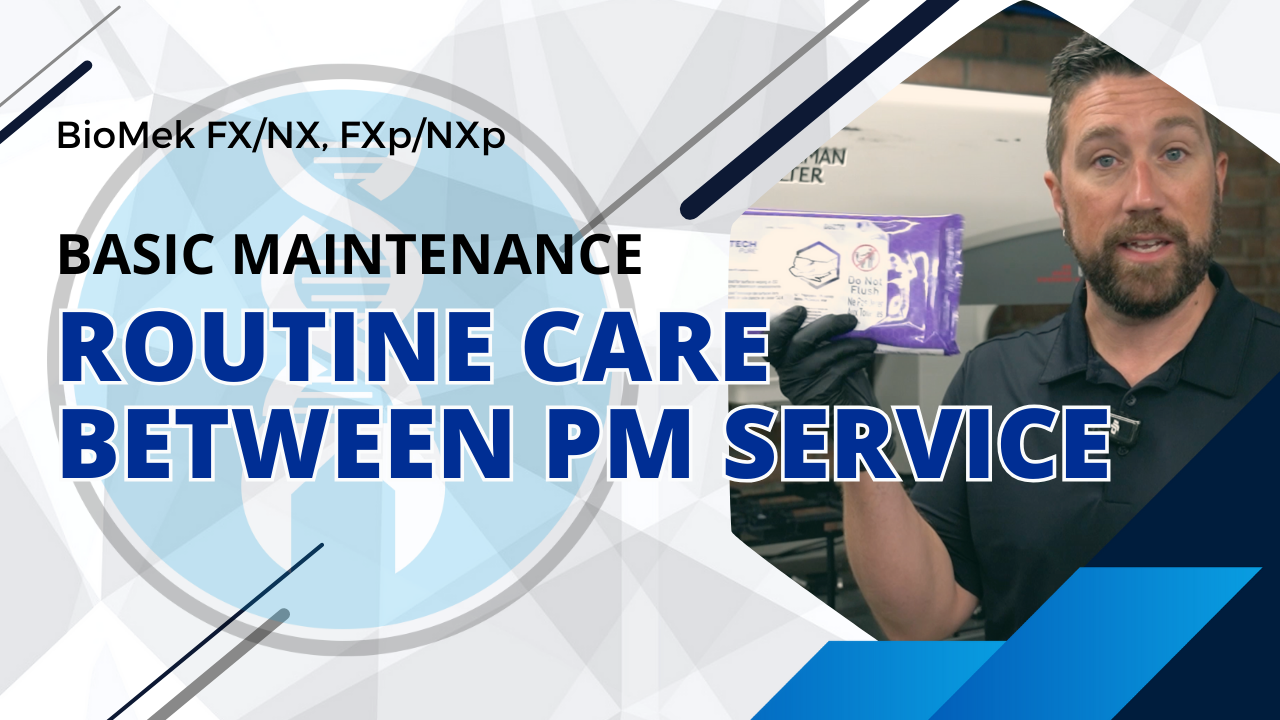 Biomek FX/NX, FXp/NXp - Routine Maintenance Between PMs