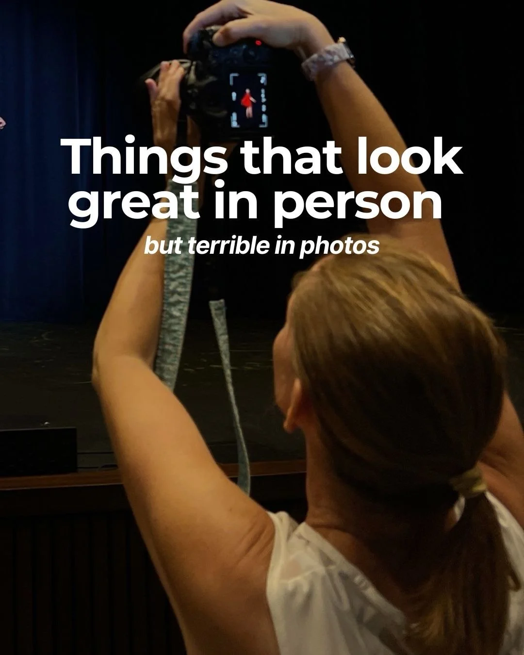 Some things look amazing in real life but&hellip;don&rsquo;t always translate the same way in photos. 

Color, texture, or busy patterns can all change how something reads on camera, and sometimes it just overwhelms the image. 

And it draws attentio