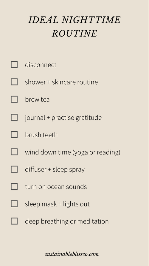 Ideal Nighttime Routine | Mindful Rituals and Routines for Better 