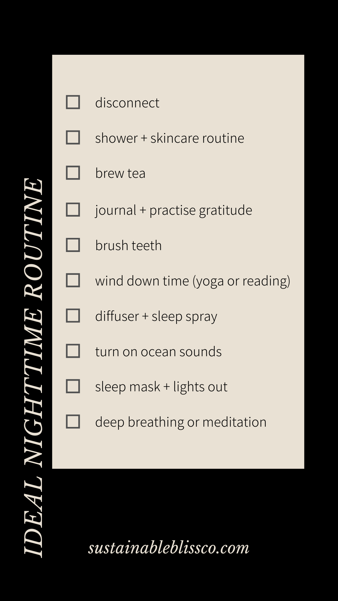 Ideal Nighttime Routine | Mindful Rituals and Routines for Better Sleep ...