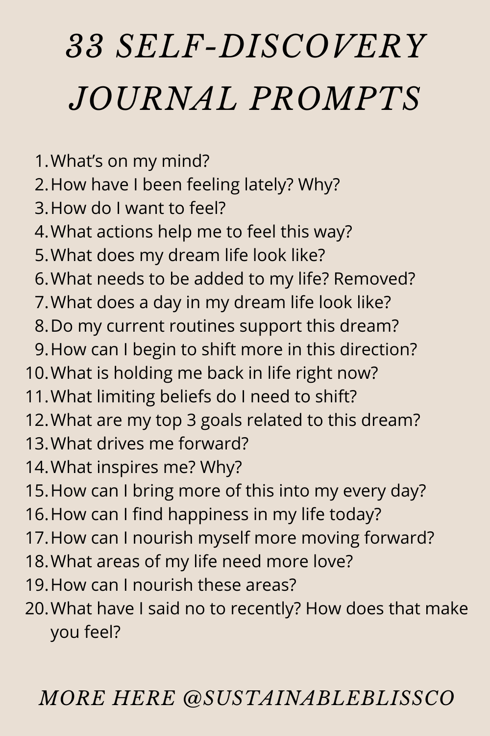 33 Journal Prompts for Self-Discovery to Start Using Today ...
