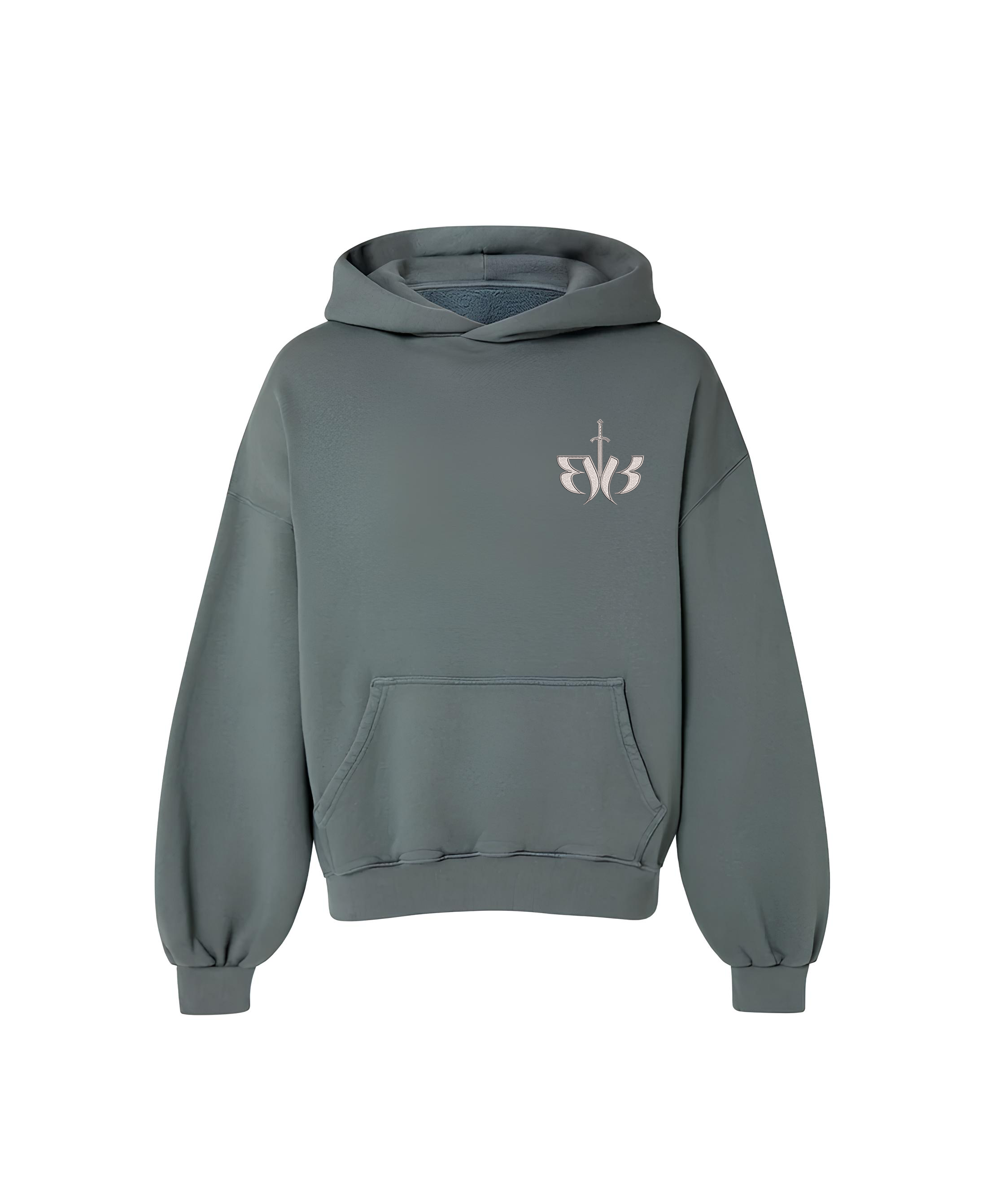 Iron Gray 'RUFF RYDER ROSES' Sweatshirt