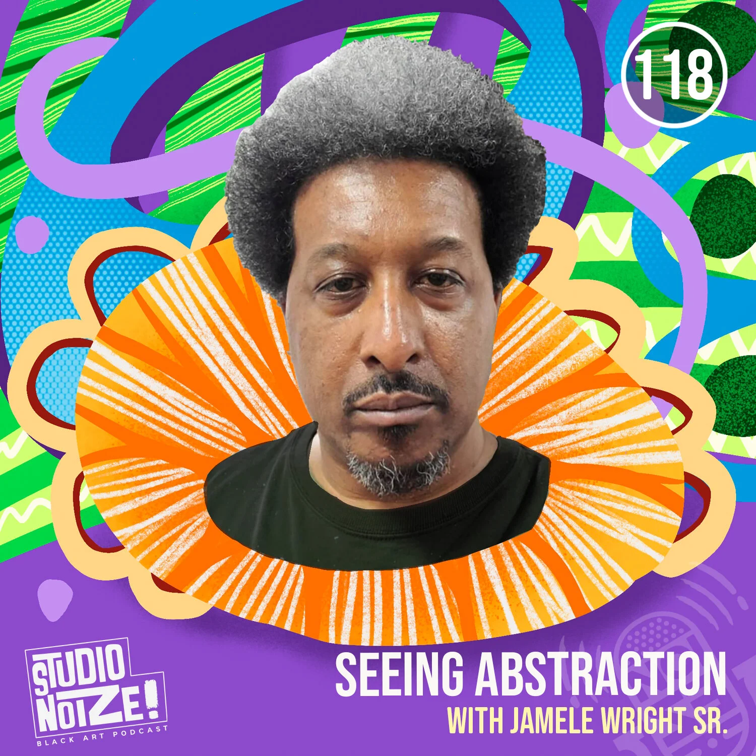 Seeing Abstraction w/ artist Jamele Wright Sr. episode artwork