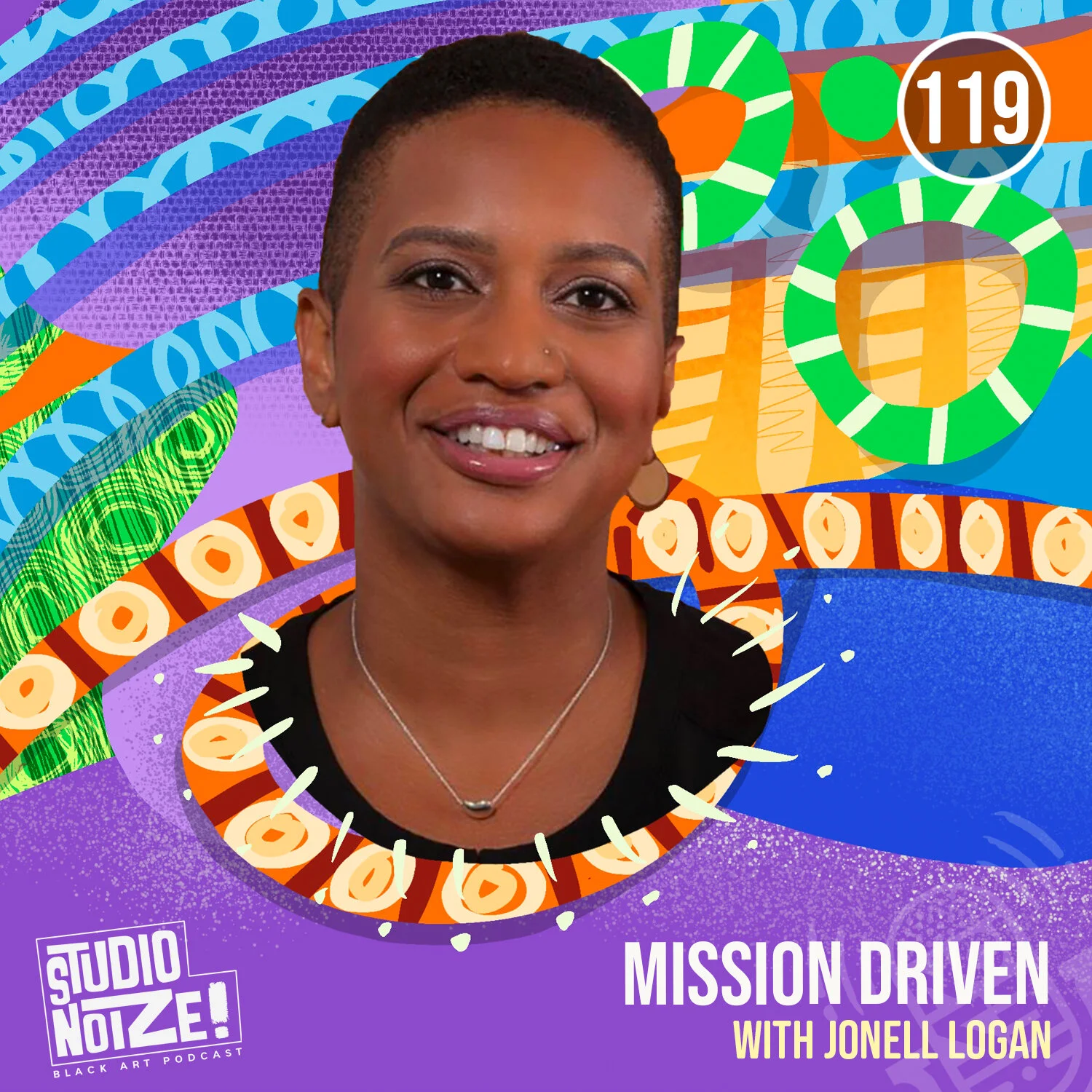Mission Driven w/ creative director Jonell Logan episode artwork