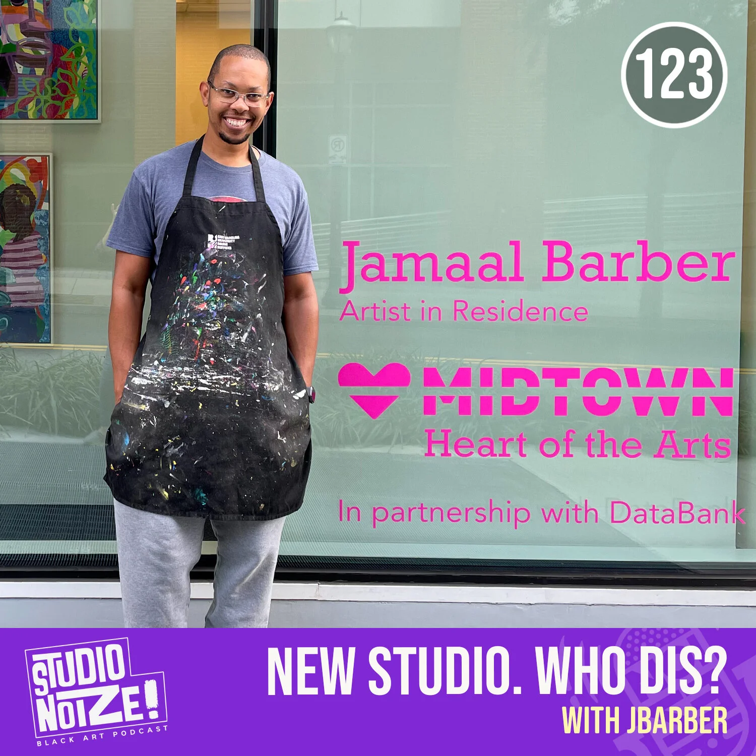 New Studio. Who dis? w/ JBarber episode artwork