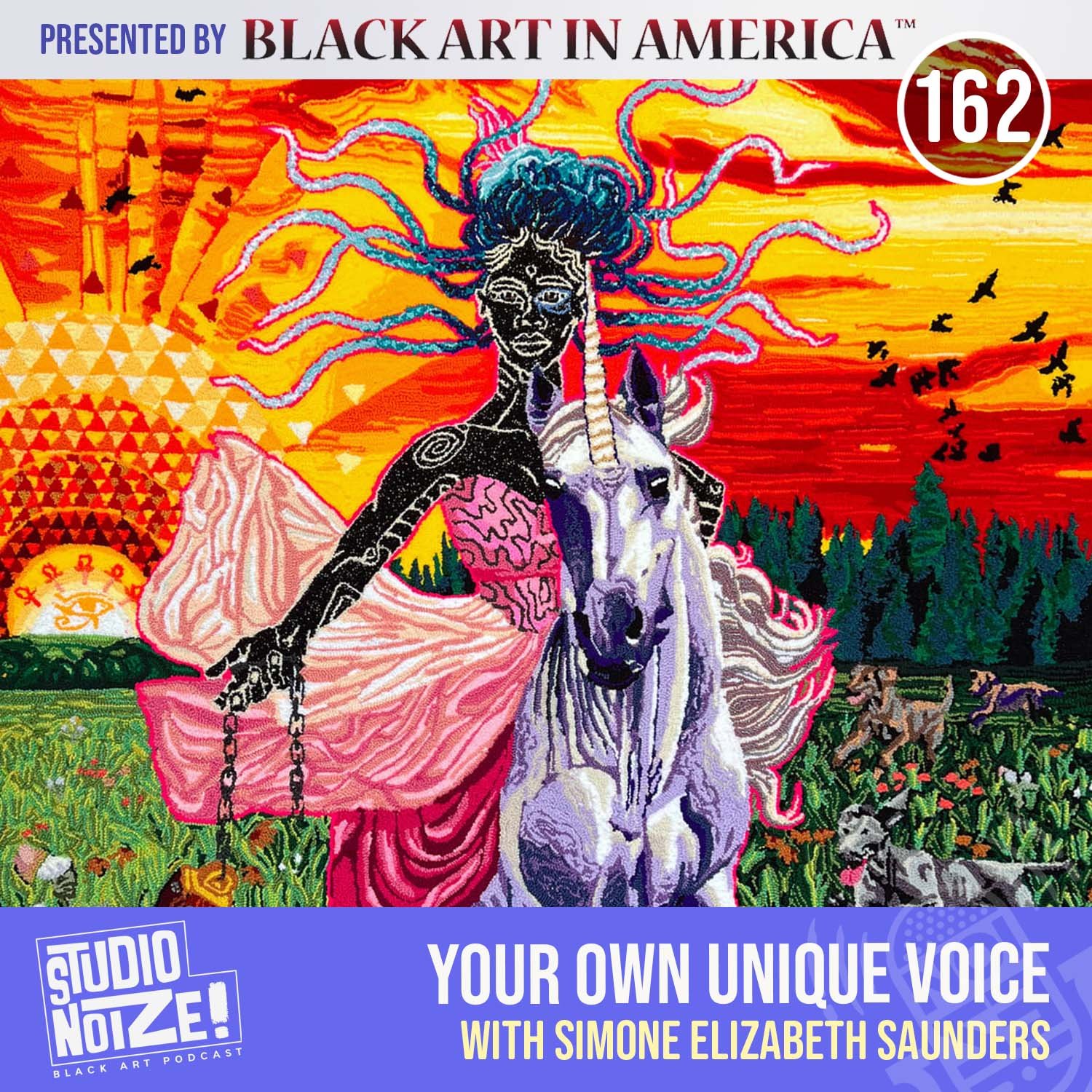 Your Own Unique Voice w/ textile artist Simone Elizabeth Saunders episode artwork