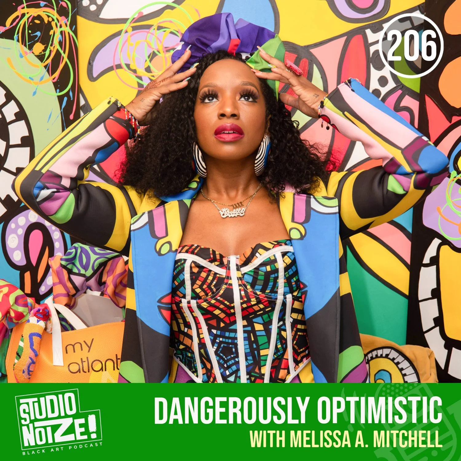 Dangerously Optimistic w/ creative Melissa A. Mitchell episode artwork