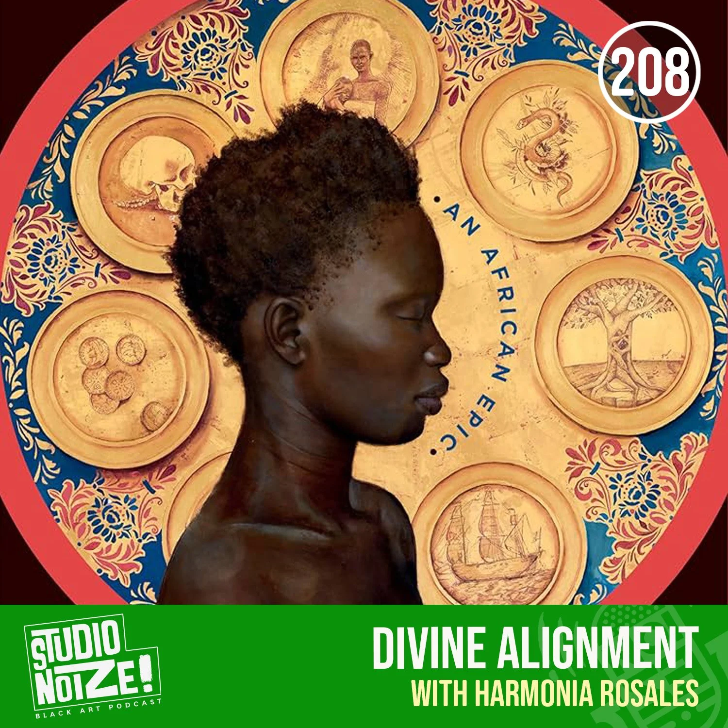 Divine Alignment w/ artist Harmonia Rosales episode artwork