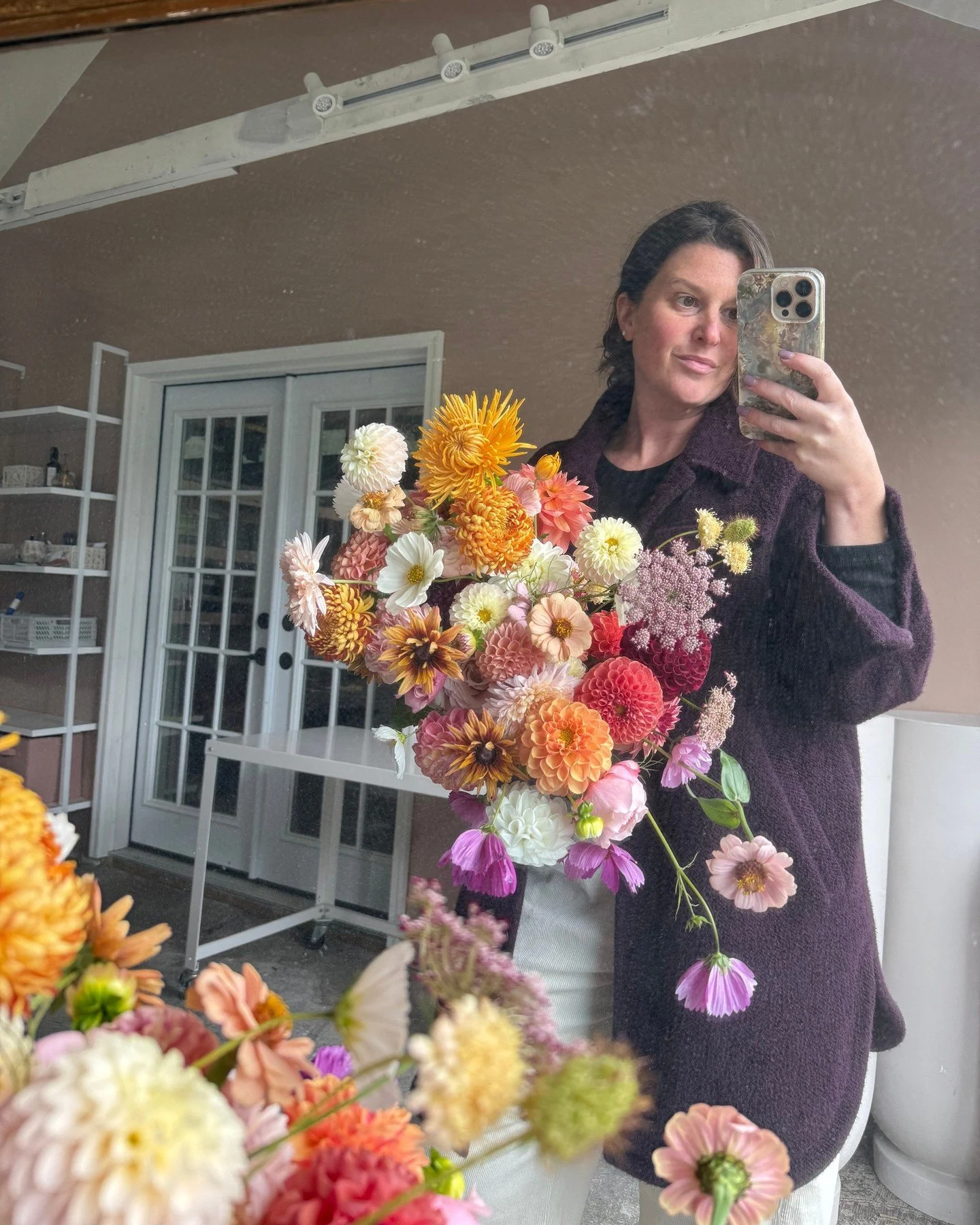 The stop motion of taking 20 of basically the same angle of my bouquets.  Entitled: Bridal bouquet circa summer 2025.