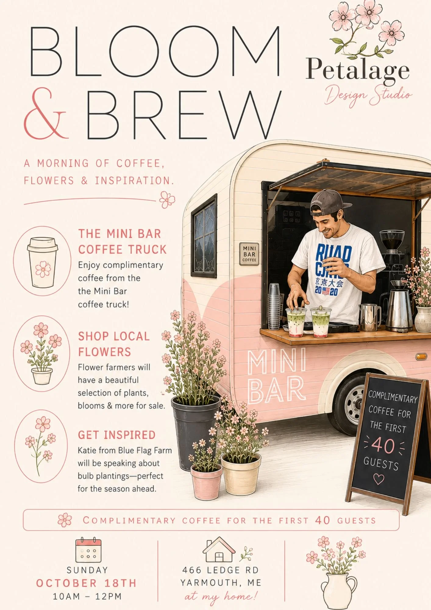 RSVP BLOOM & BREW 10/18 - YARMOUTH