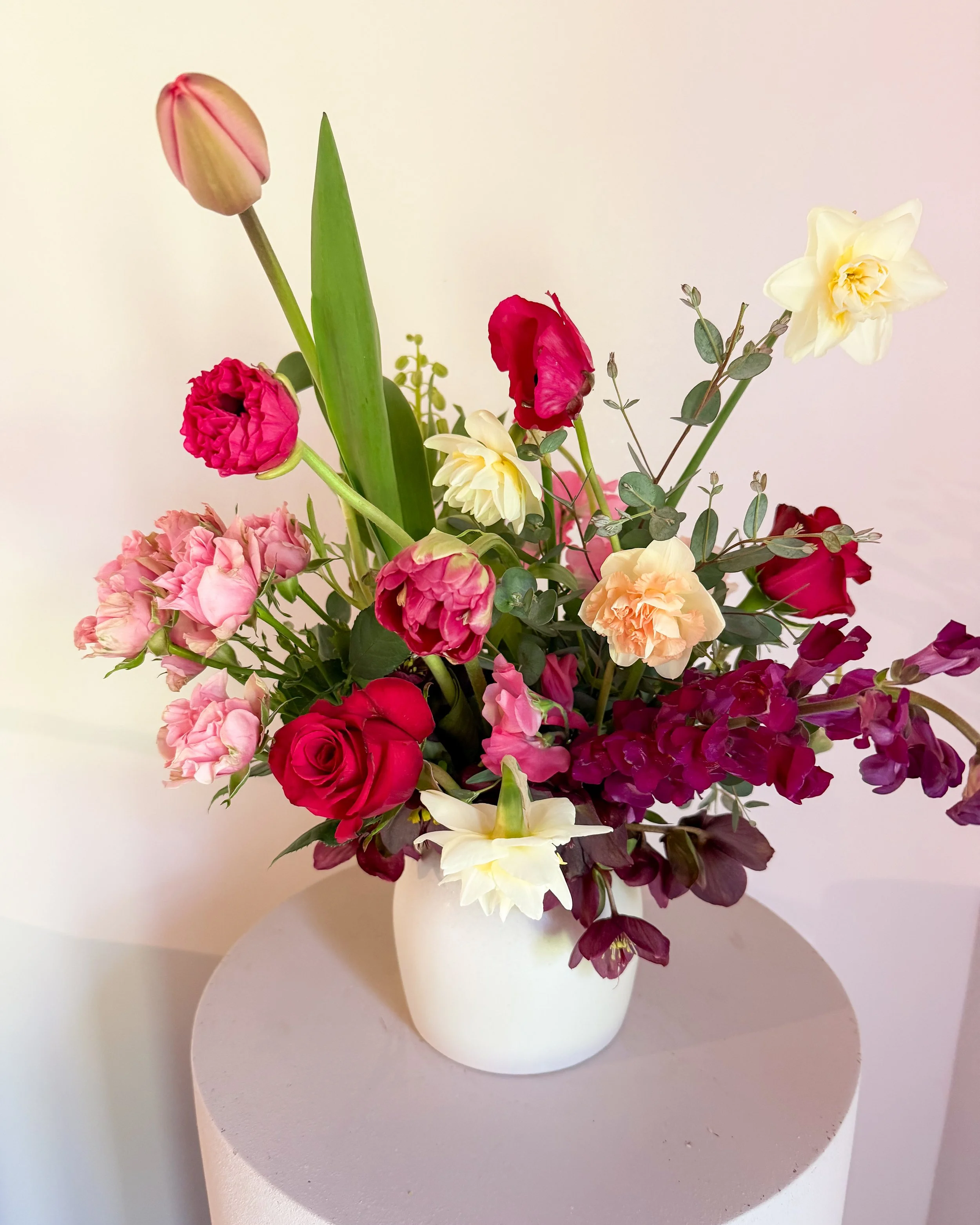 White Urn Arrangement