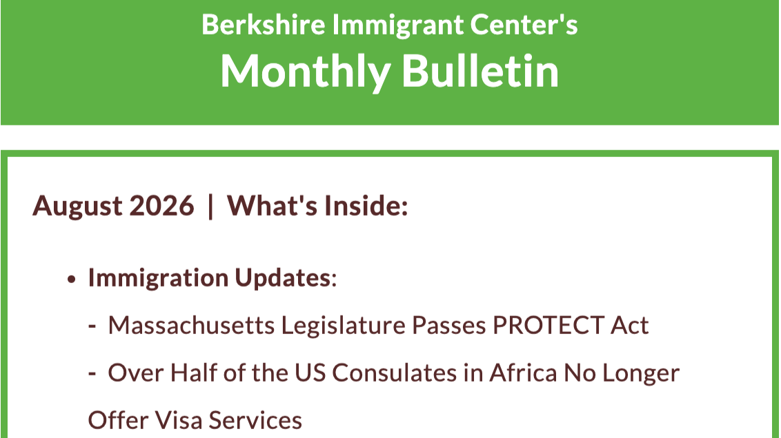 August Bulletin