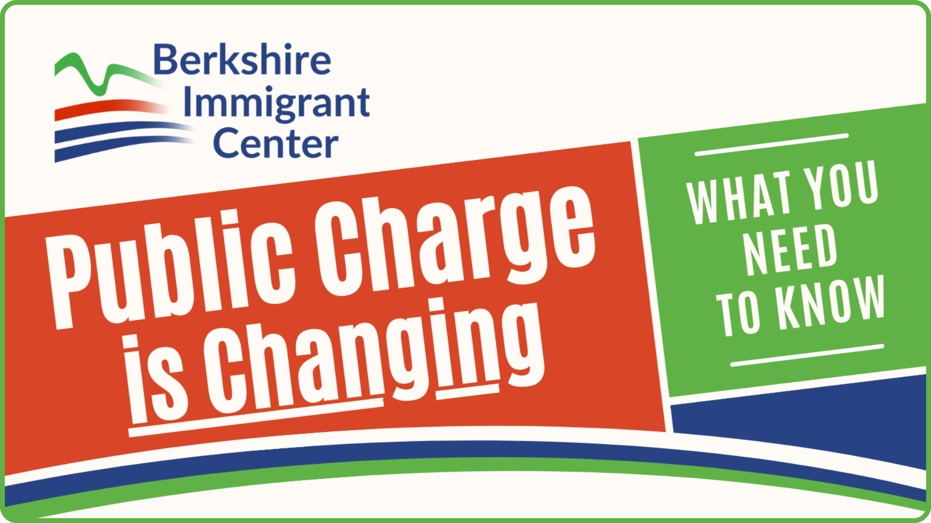 Public Charge is Changing | online presentation 
