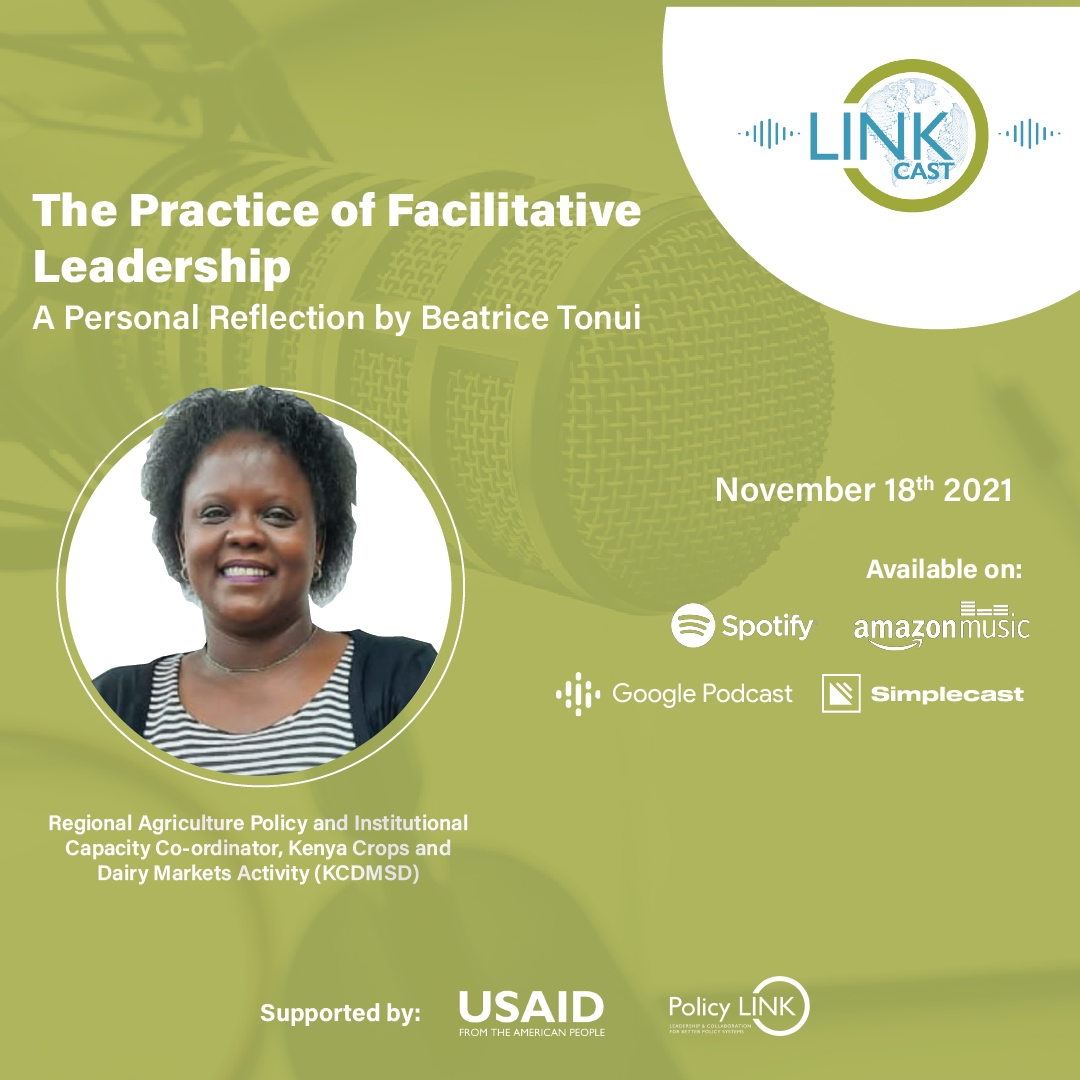 The Practice of Facilitative Leadership. A personal reflection by Beatrice Tonui