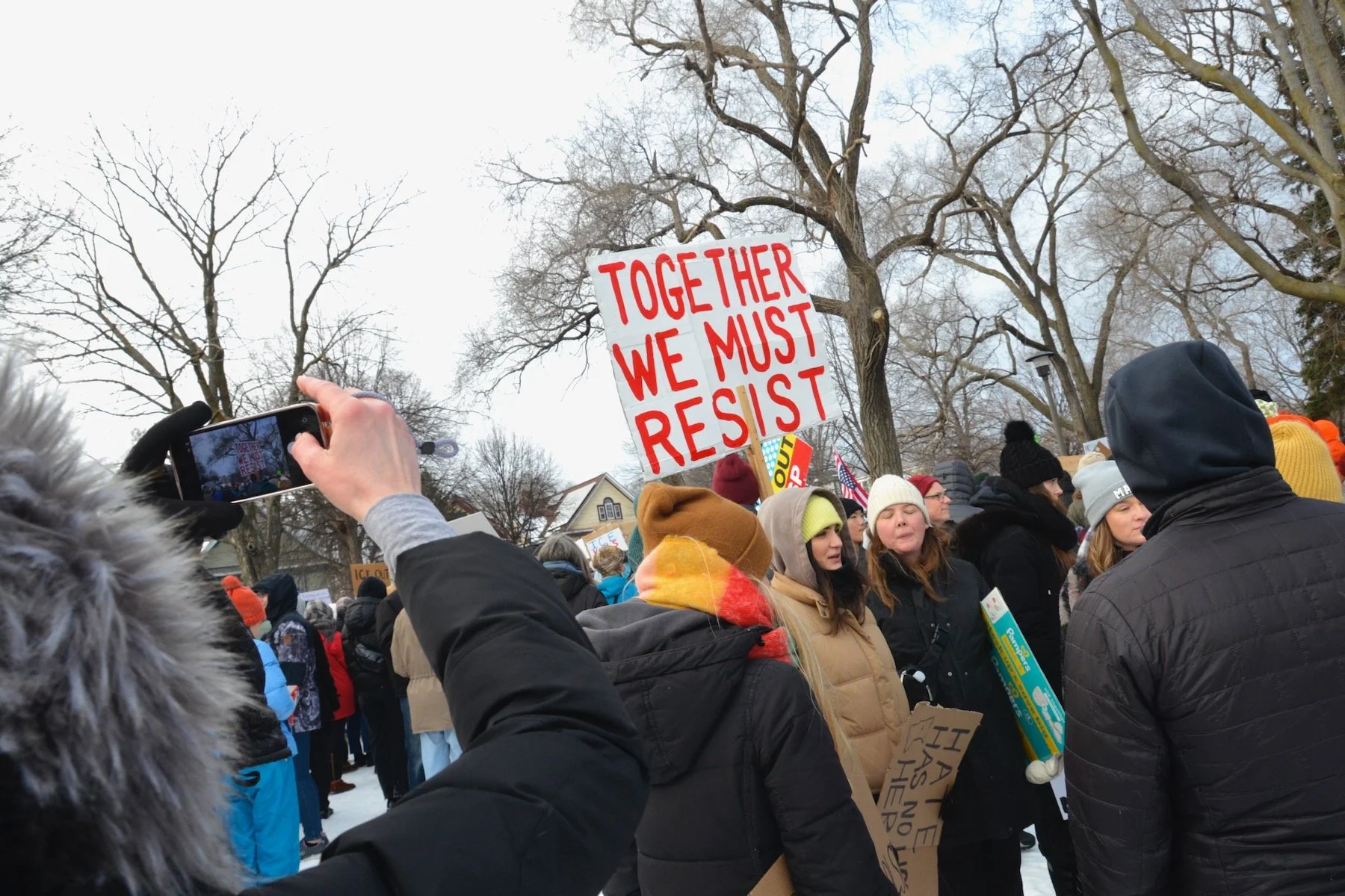 PHOTOS: ICE Protest Draws Thousands to Powderhorn Park
