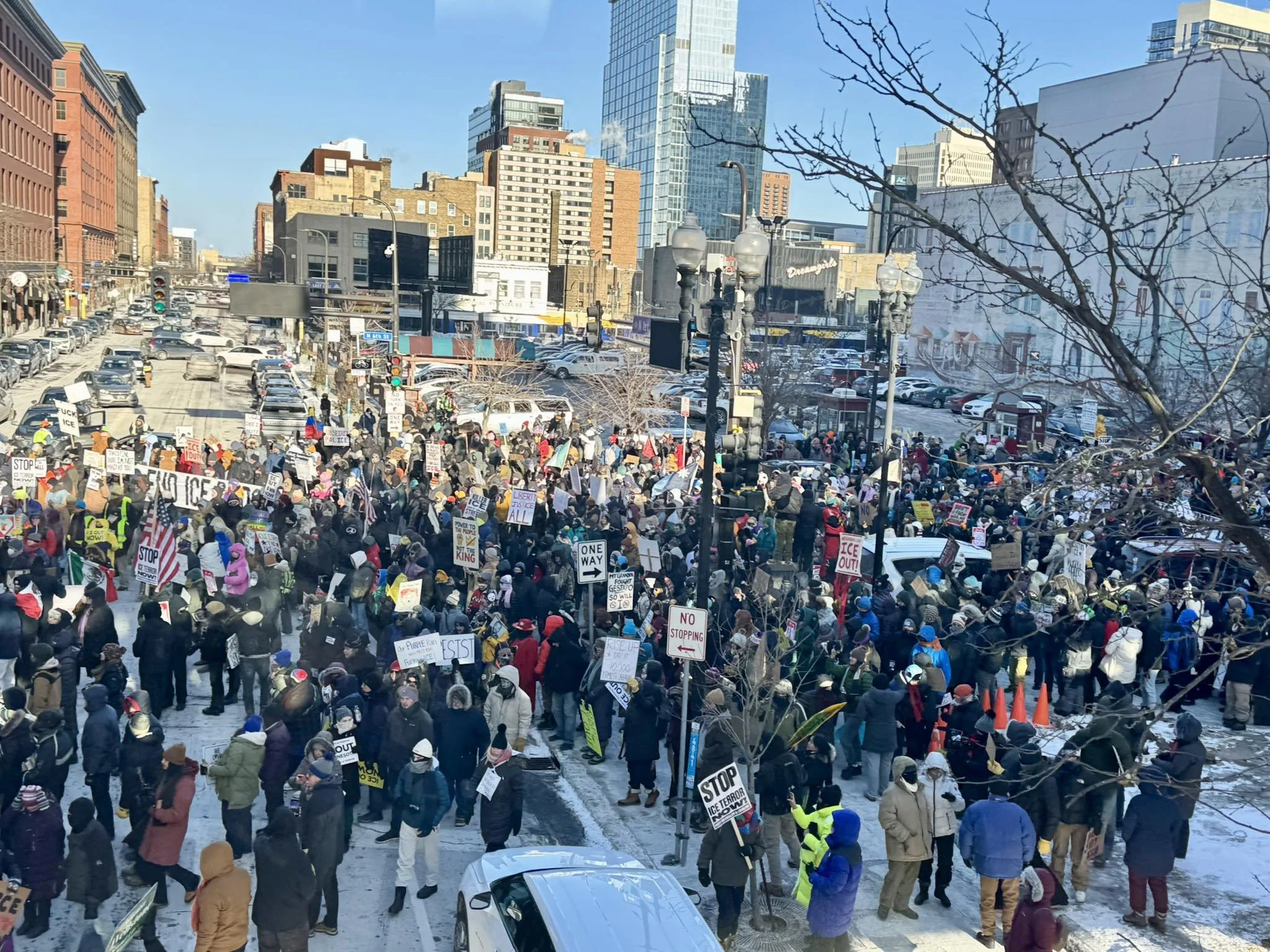‘Day of Action’ Brings 50K Protesters to Downtown Minneapolis