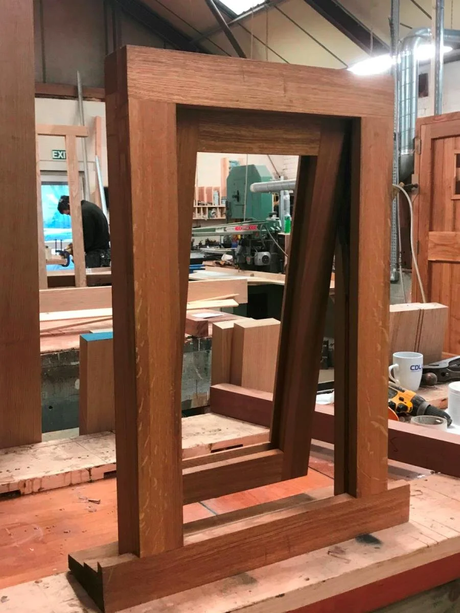 Oak window casement