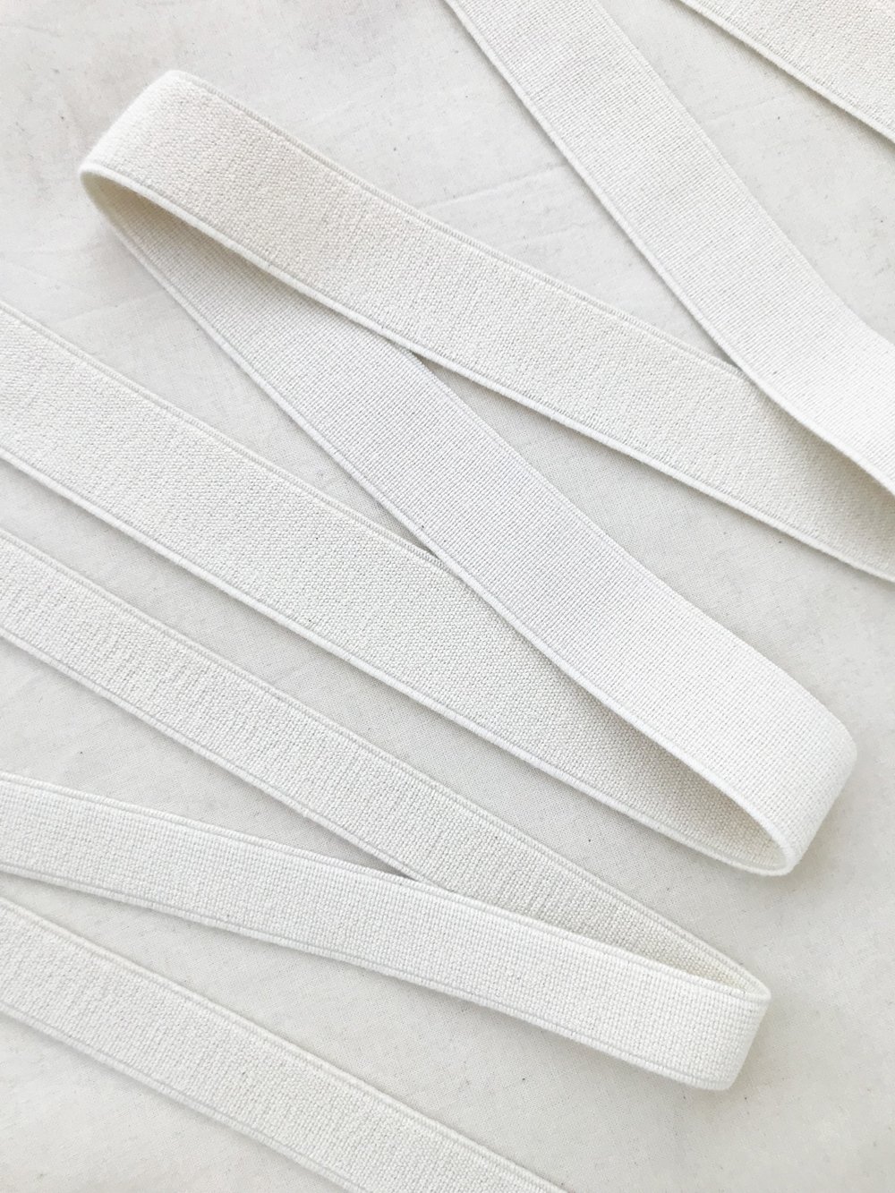 organic cotton elastic rubber — L'Etoffe Fabrics Online