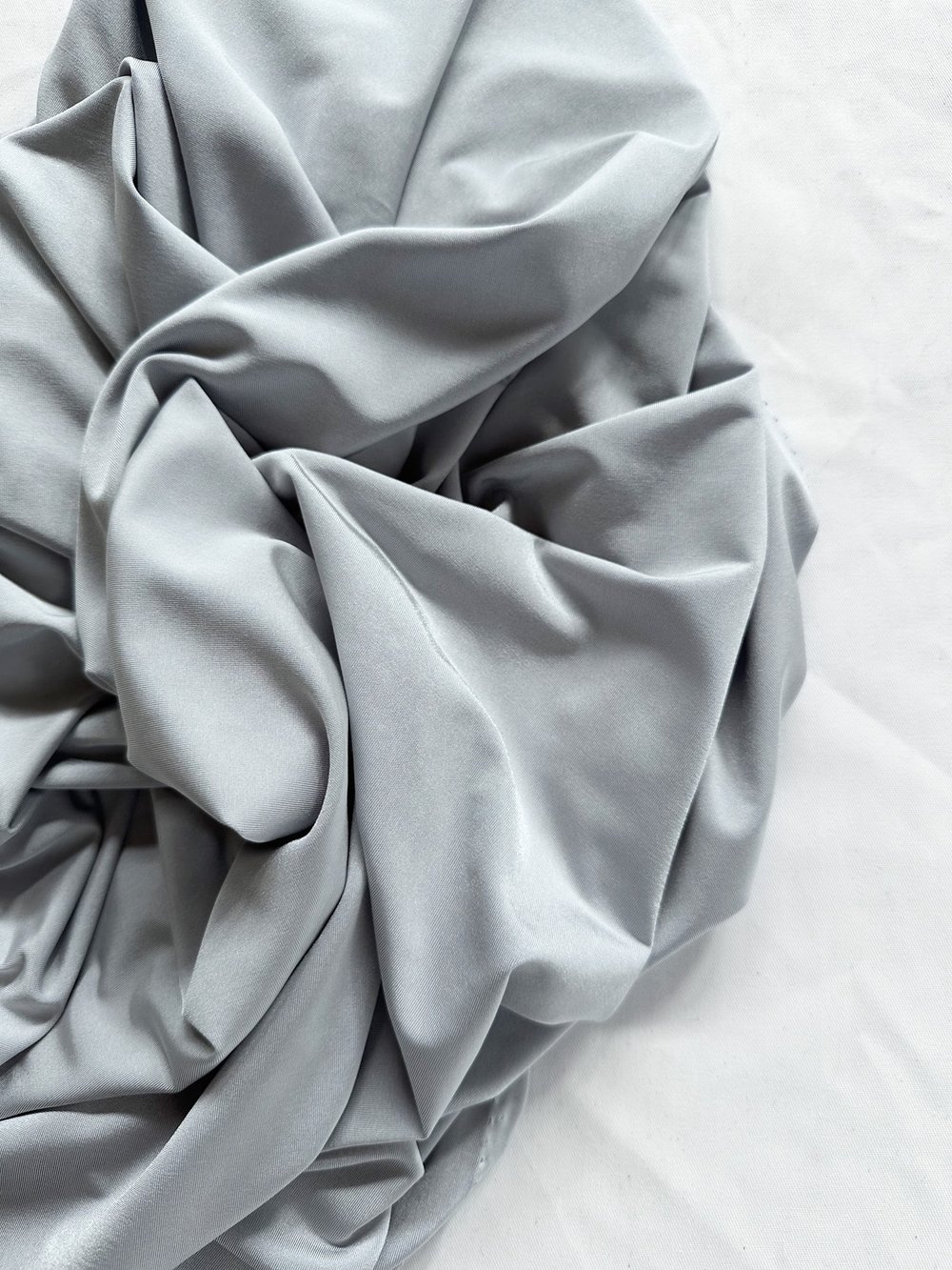 Silver Grey Slinky Bodysuit Spandex Fabric — L'Etoffe Fabrics Online