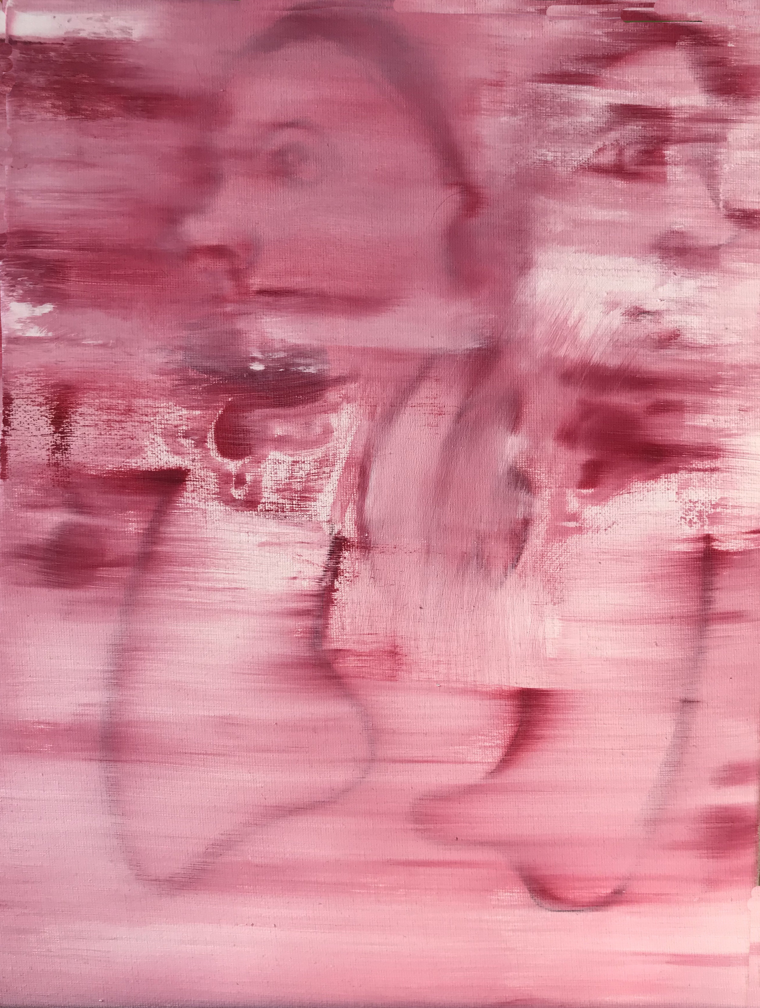 Perfect Hearts I, and II, 2021, oil on canvas, 14" x 11" each canvas.
This is part of a diptych, and a series of two paintings painted during the time of Covid. Two figures are engulfed by each other, their secrets and inner thoughts, and what is ha