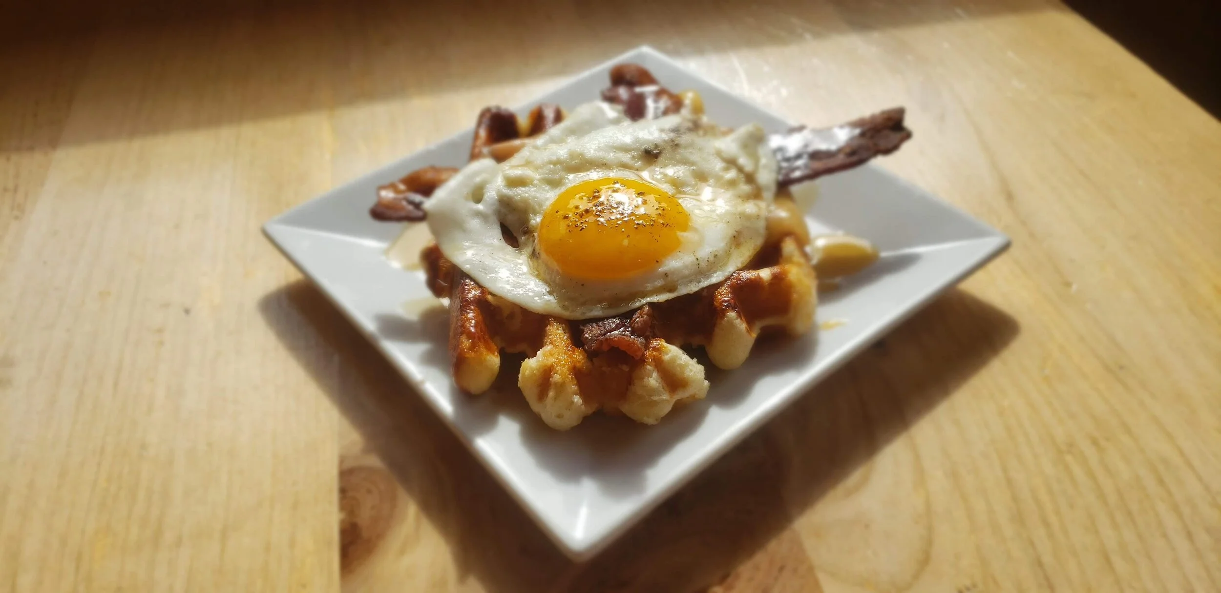 Bacon Egg & Cheese Waffle