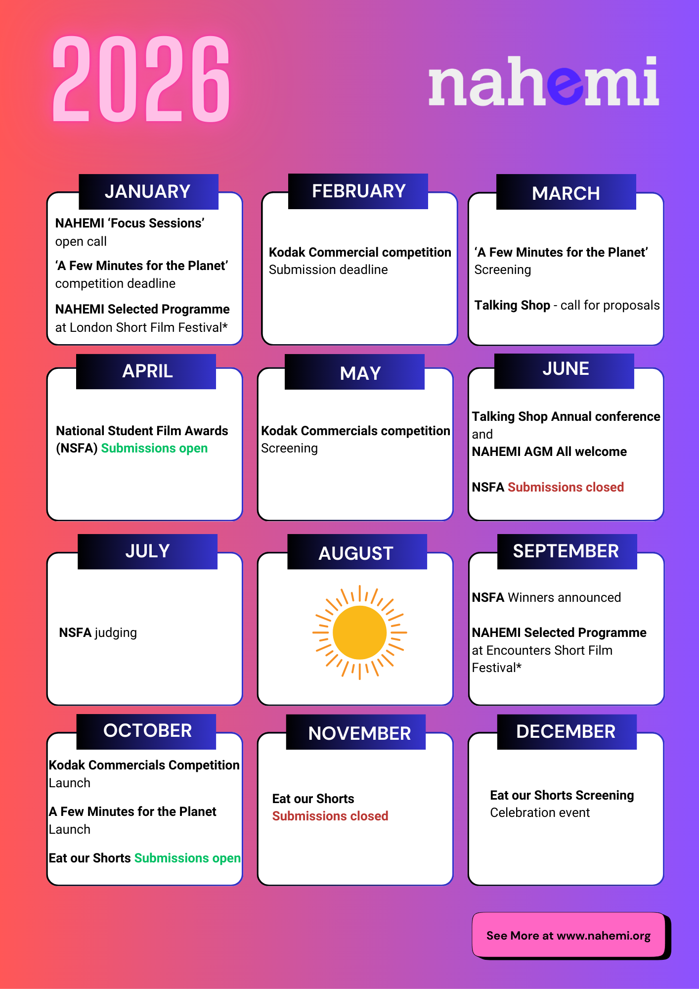 Membership events 2026