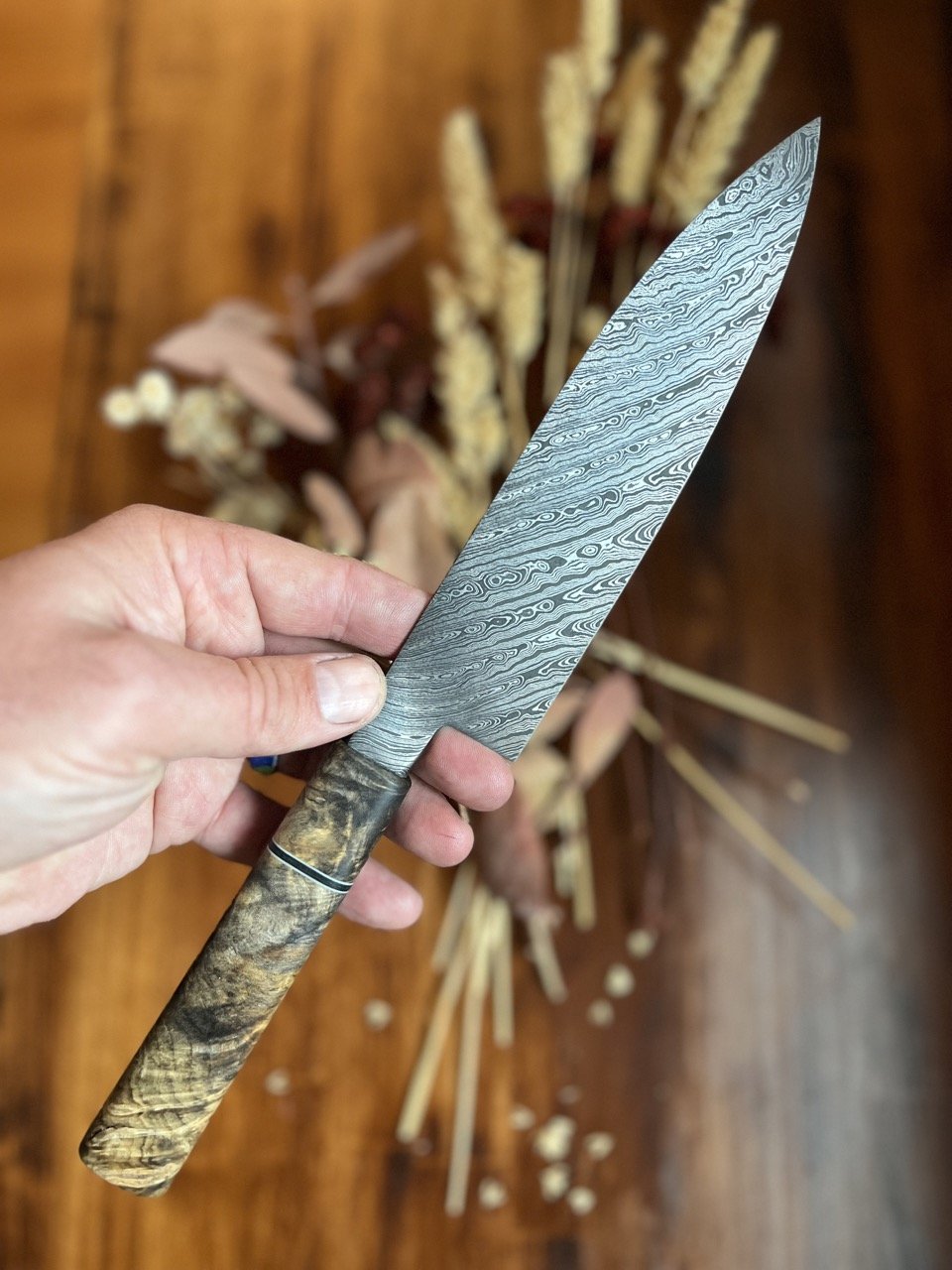 Pattern Welded Chef's Knife