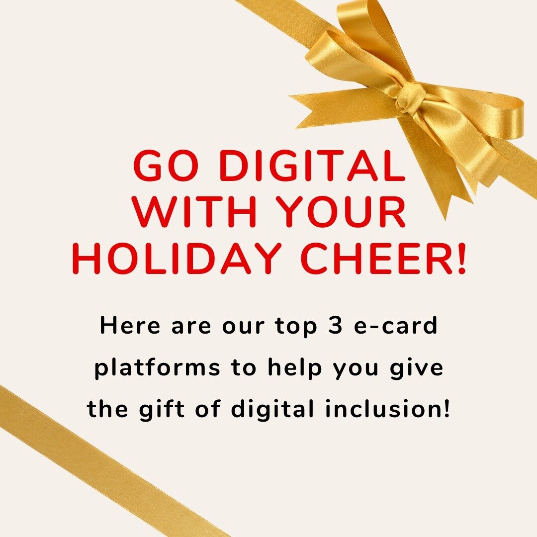 🎄 Sending and receiving holiday cards is one of the most joyful parts of the season! This year, join us in embracing digital inclusion by sending e-cards. They're also great for the environment! ♻️
.
.
.
.
#ecard #holiday #digital #digitalinclusion 