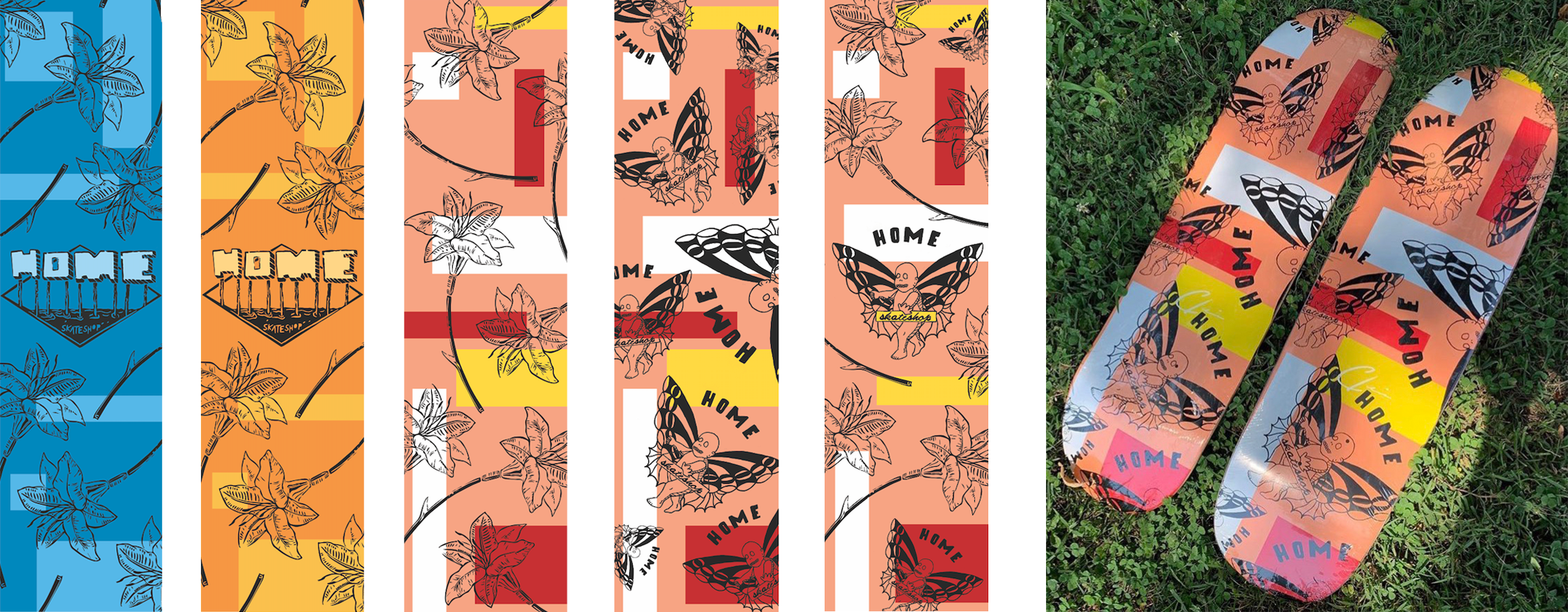 Above are iterations made before the final design was chosen