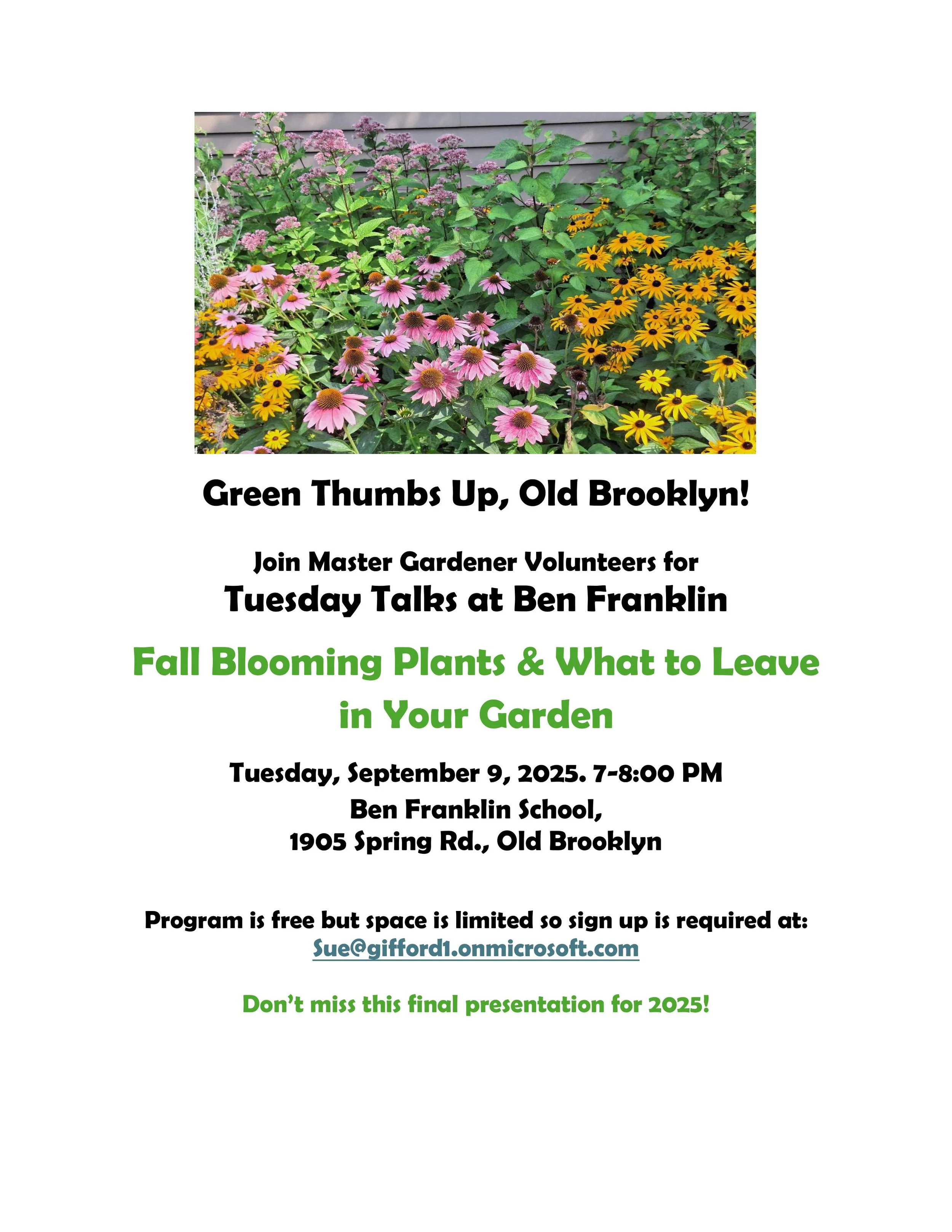 Green Thumbs Up, Old Brooklyn!