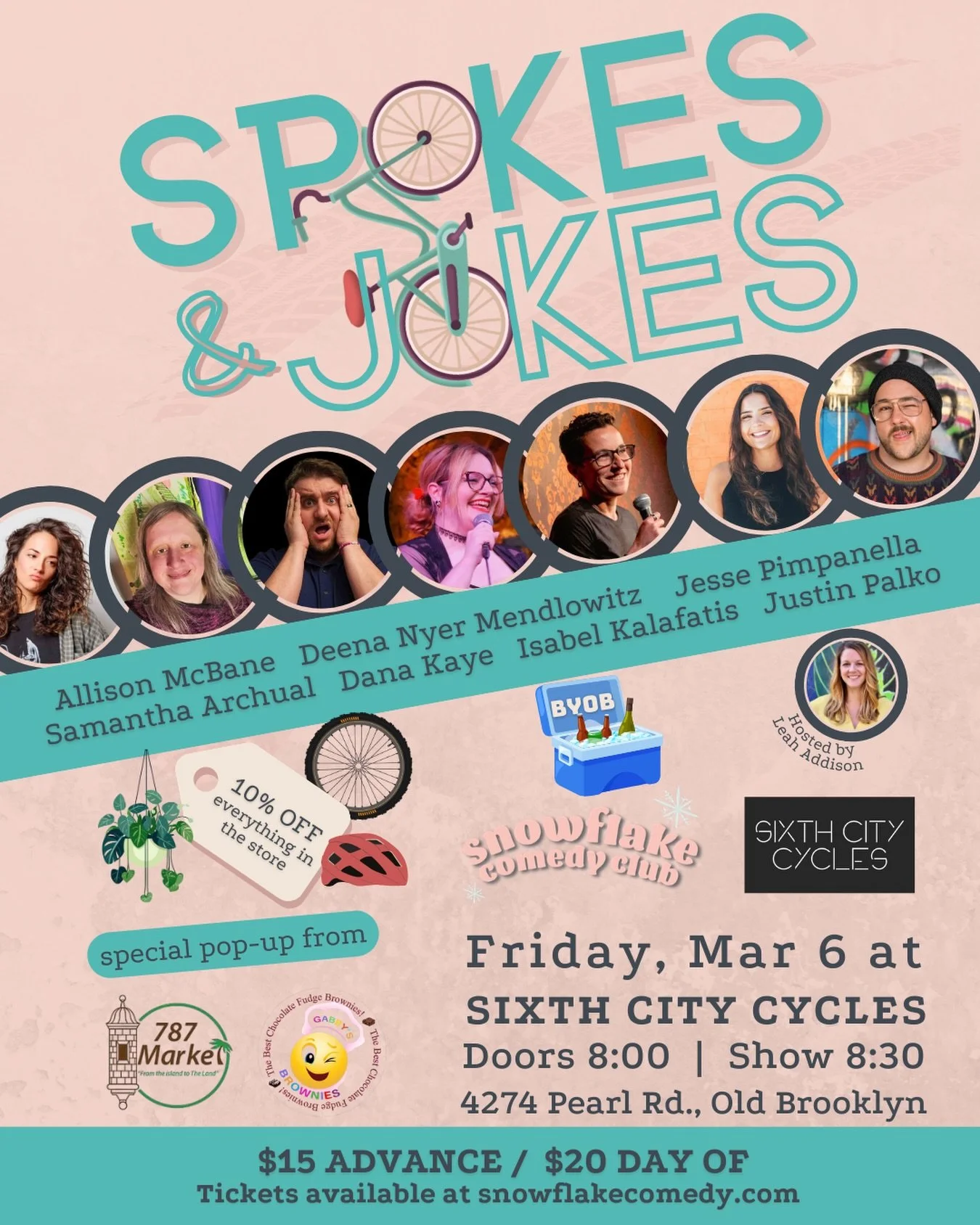Snowflake Comedy Club Presents: Spokes &amp; Jokes