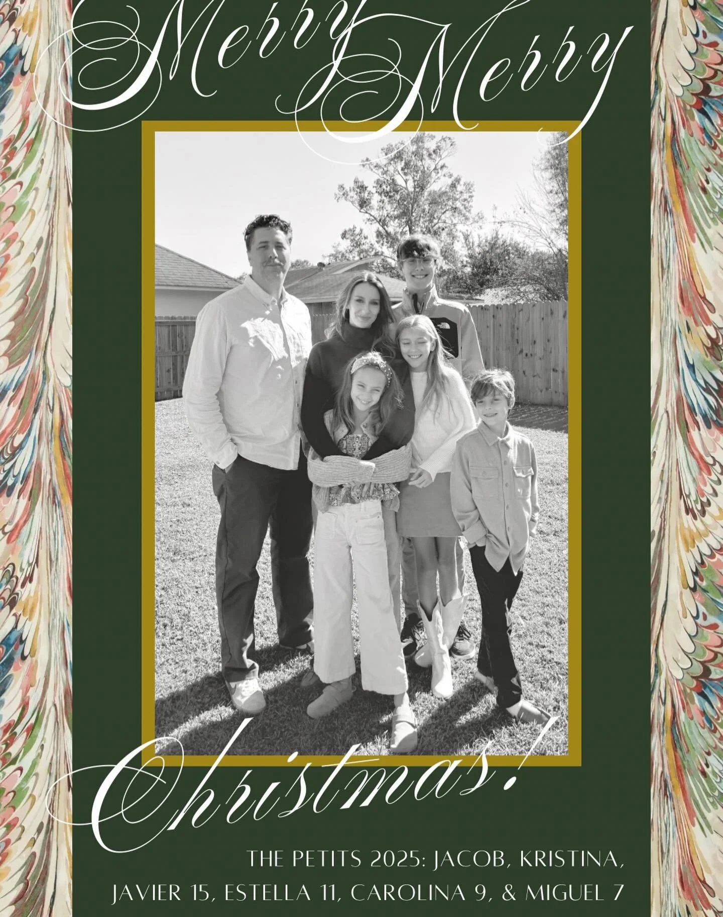 Merry Merry Christmas from our family to yours!