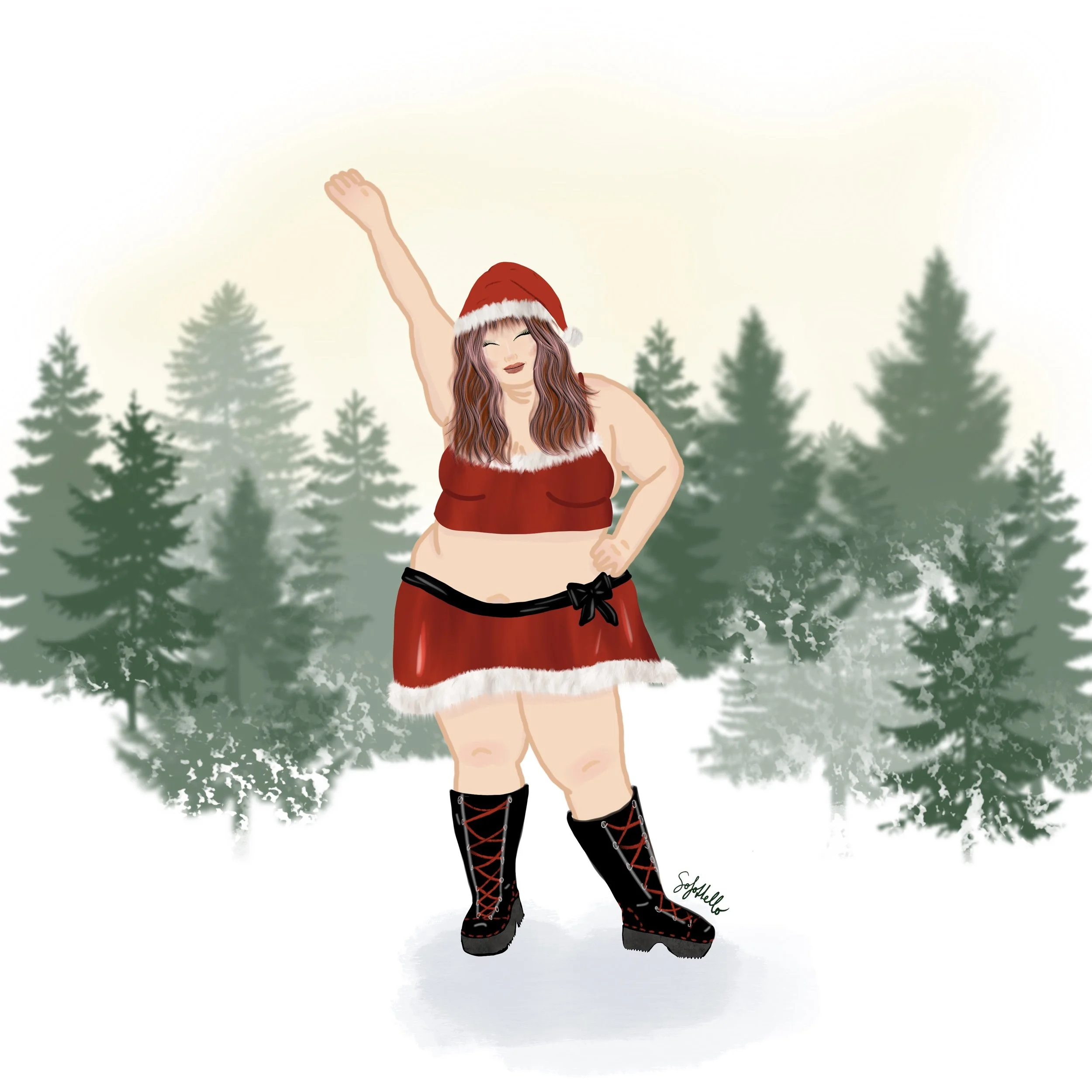Christmas Babe Forest