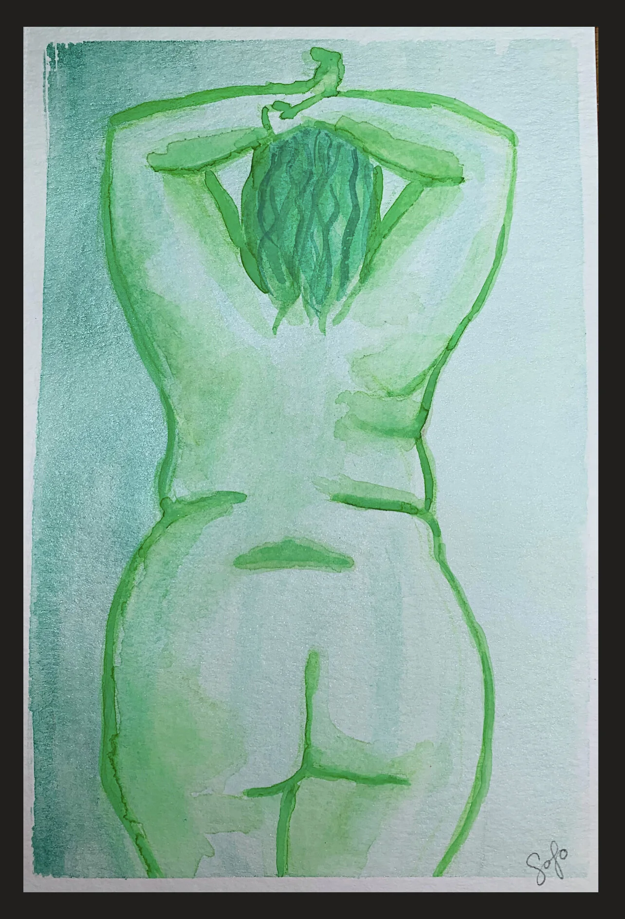 Woman in Green