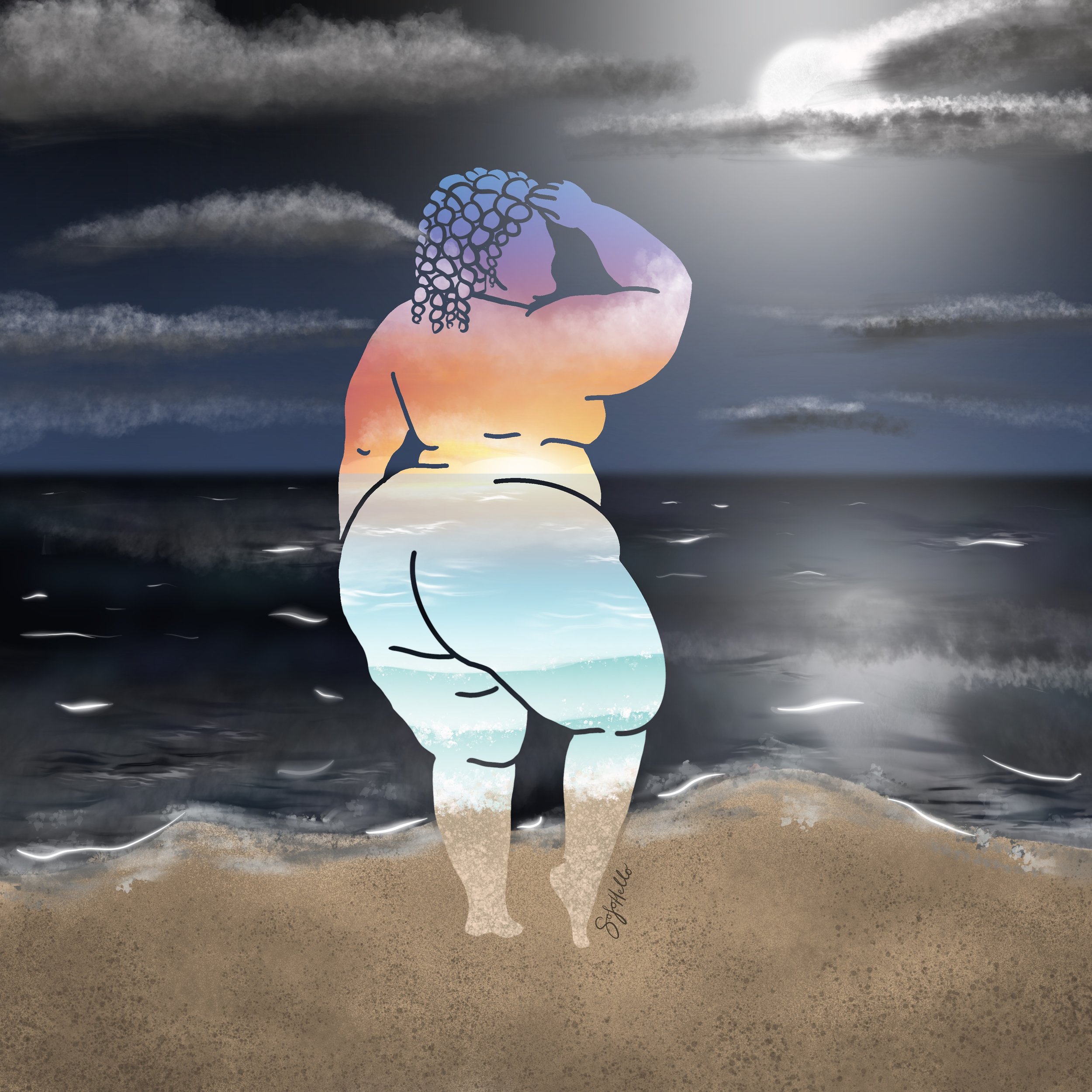 Mother Nature Beach Sunrise/Night