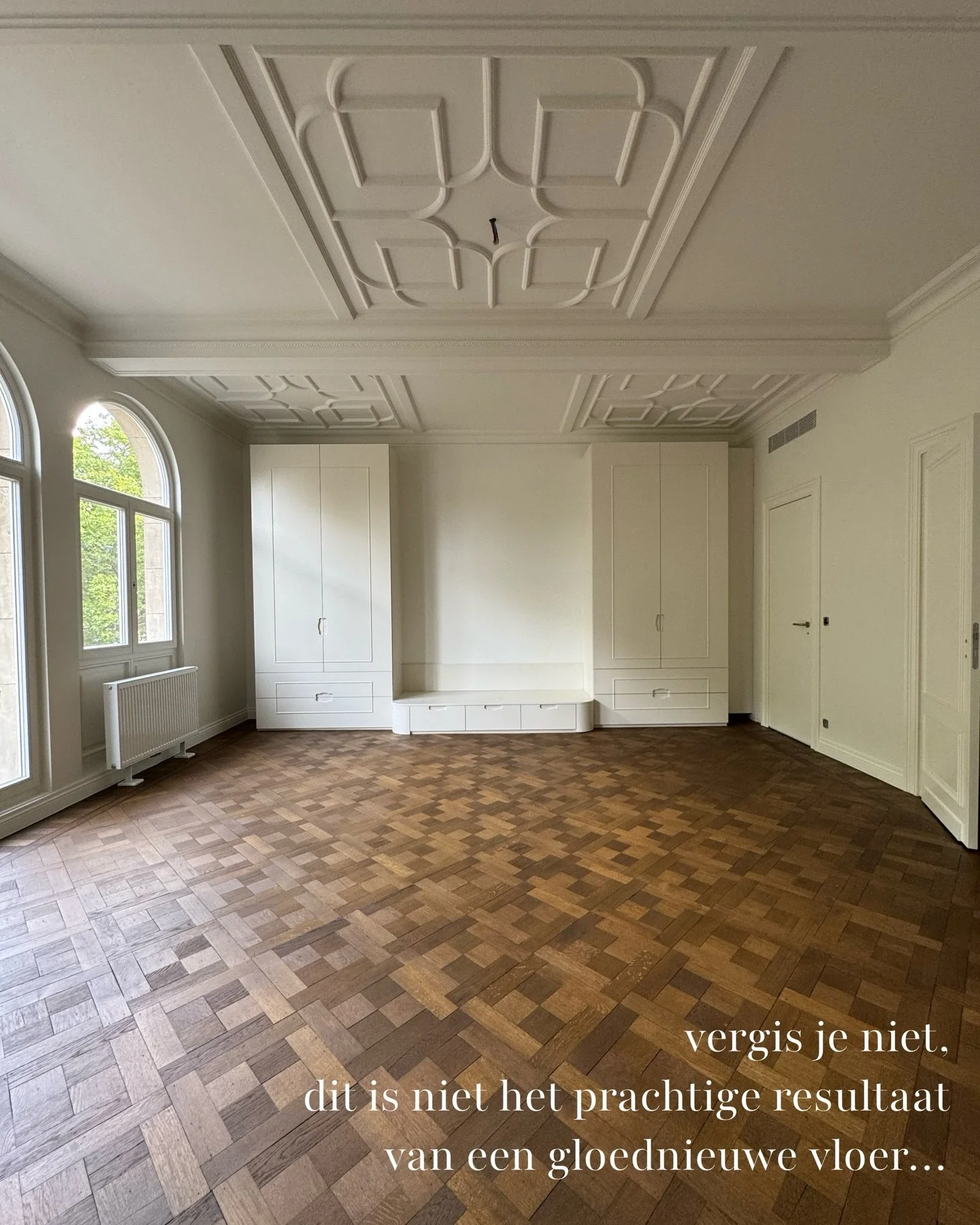 Wat een parketrenovatie kan teweeg brengen! 👀✨