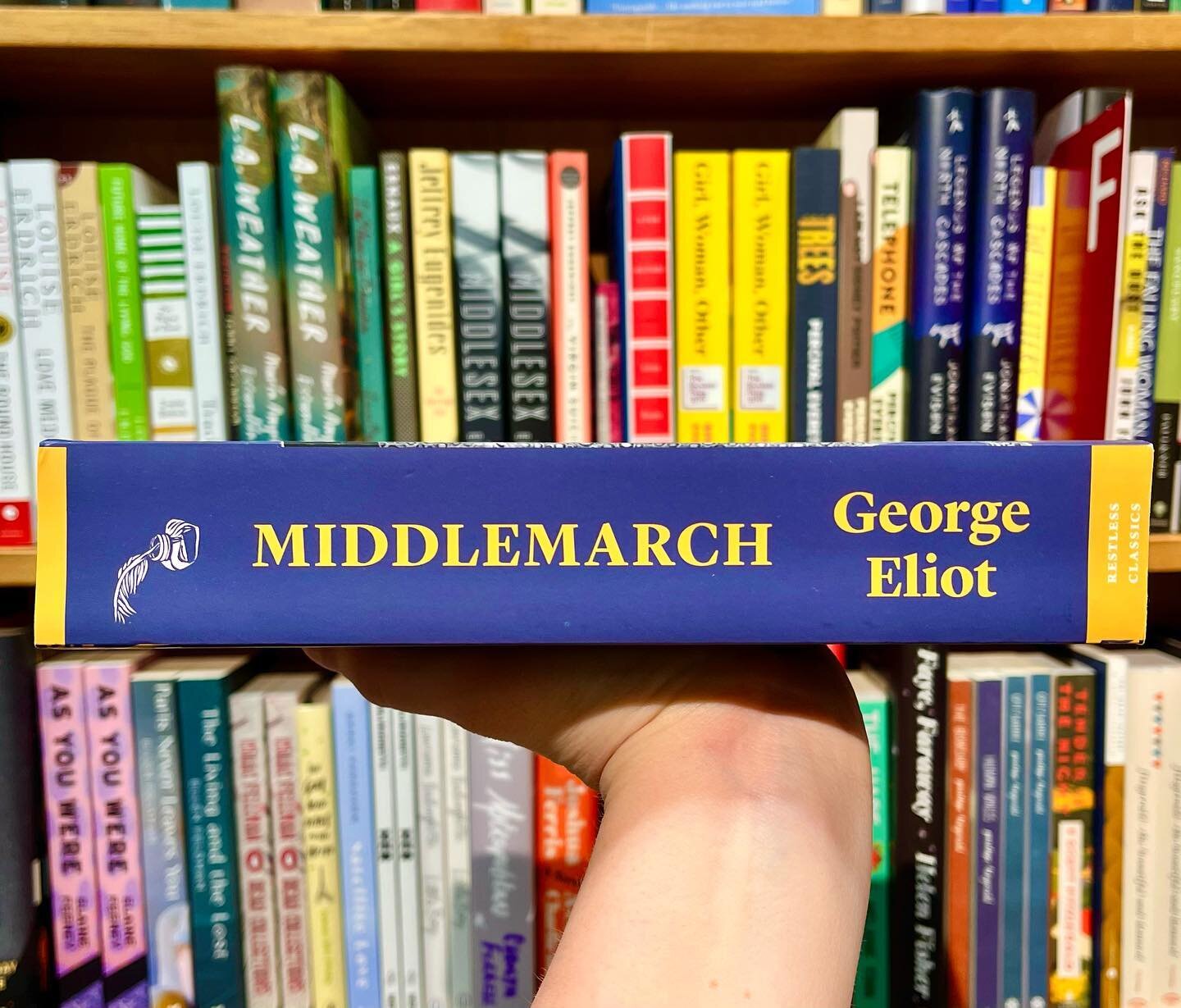 Middlemarch by George Eliot 🌱

This isn&rsquo;t a review, per say, but I read all eight-hundred-something pages of this last month and loved it. Sometimes books that are only three hundred pages can feel longer than this did. It felt like Eliot had 