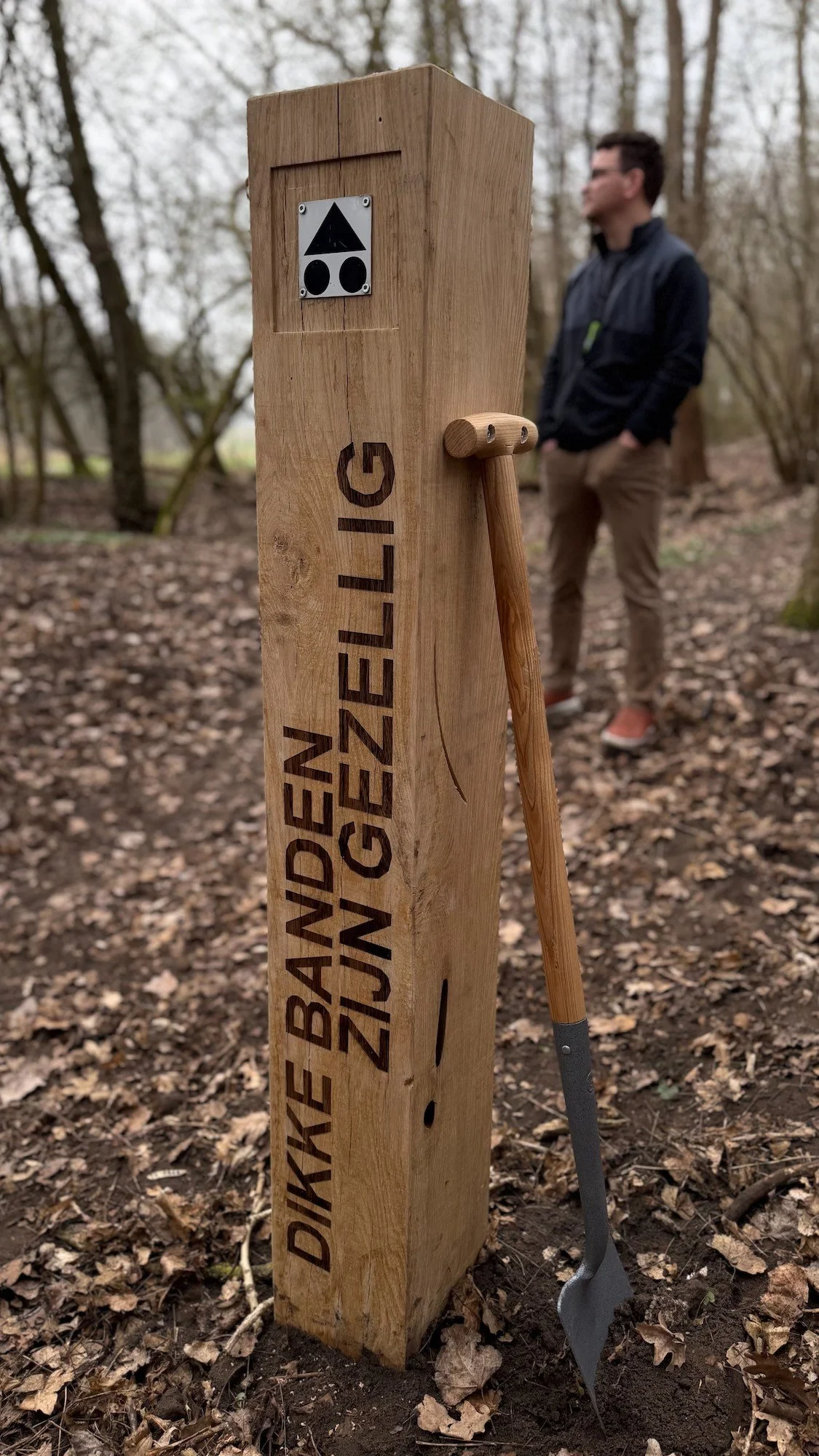 Gedenkteken voor Peter Bloemink onthuld langs MTB-route Zwolle (Westerveld)